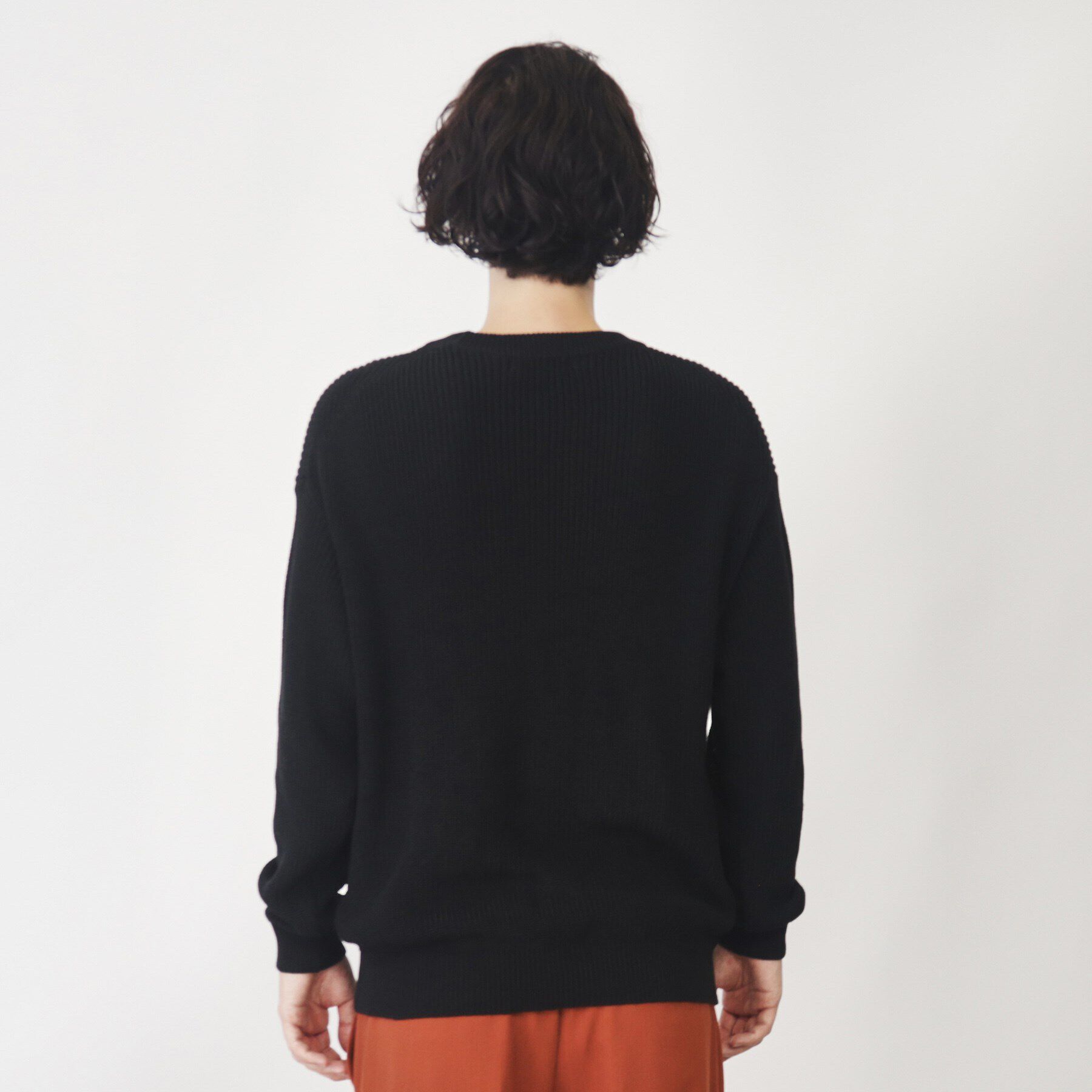 THE SHOP TK「畦編みニットプルオーバー リラックスシルエット」|ニット・セーター|