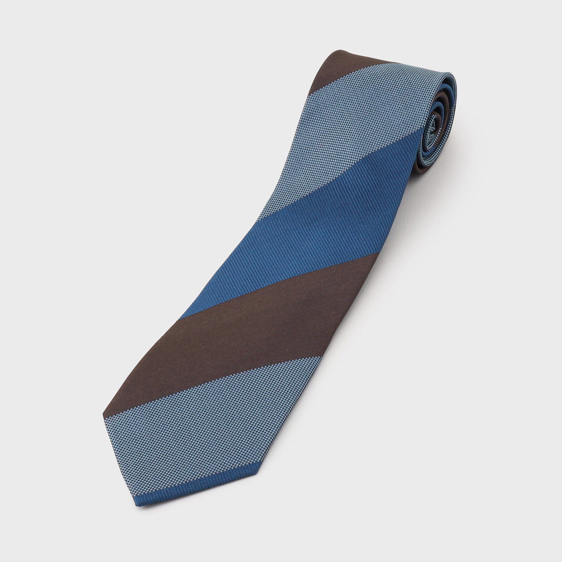 THE SHOP TK「シルクストライプタイ ビジネス/ギフト」|ネクタイ・蝶ネクタイ|キャメルブラウン(5