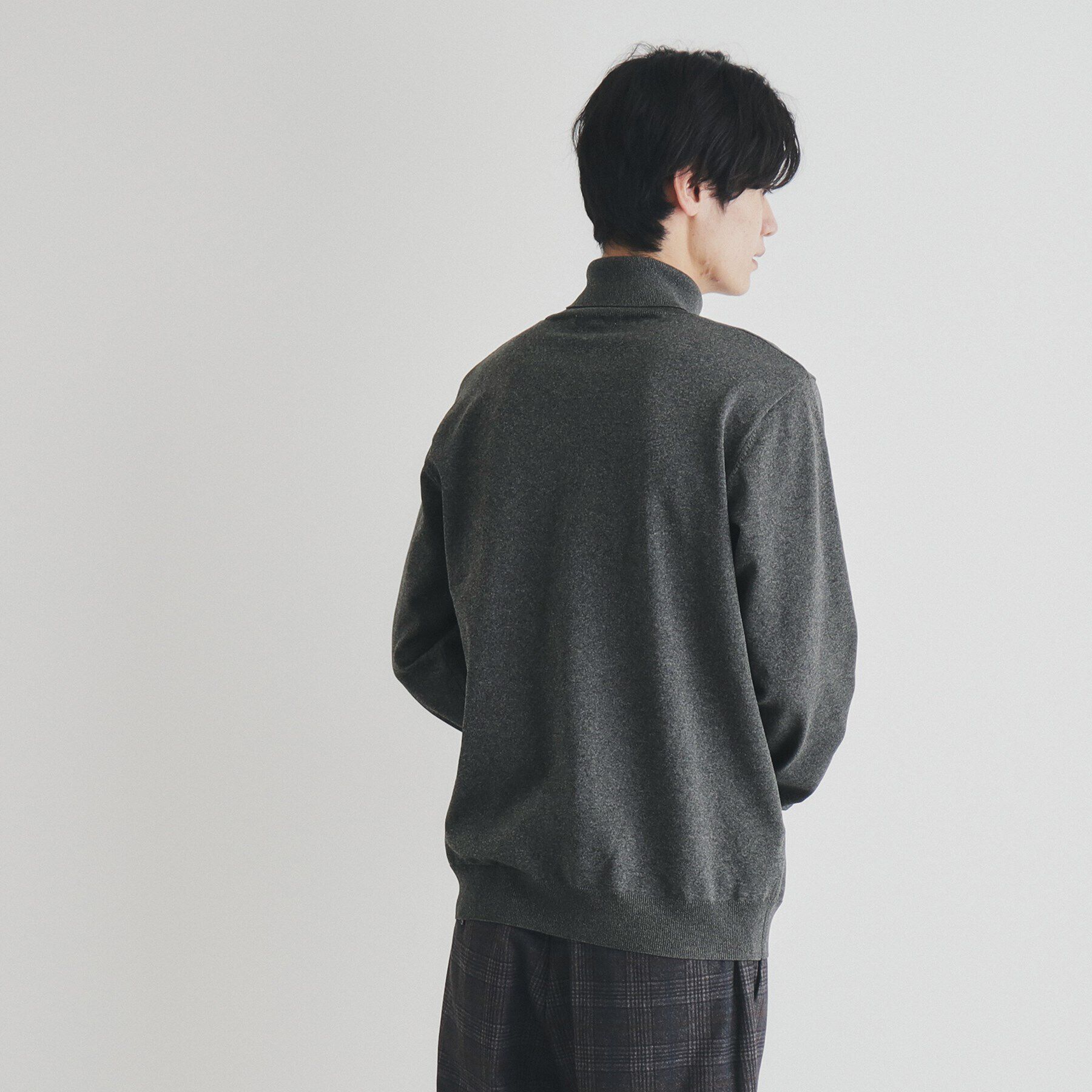 THE SHOP TK「ライトポリタートルニット」|ニット・セーター|