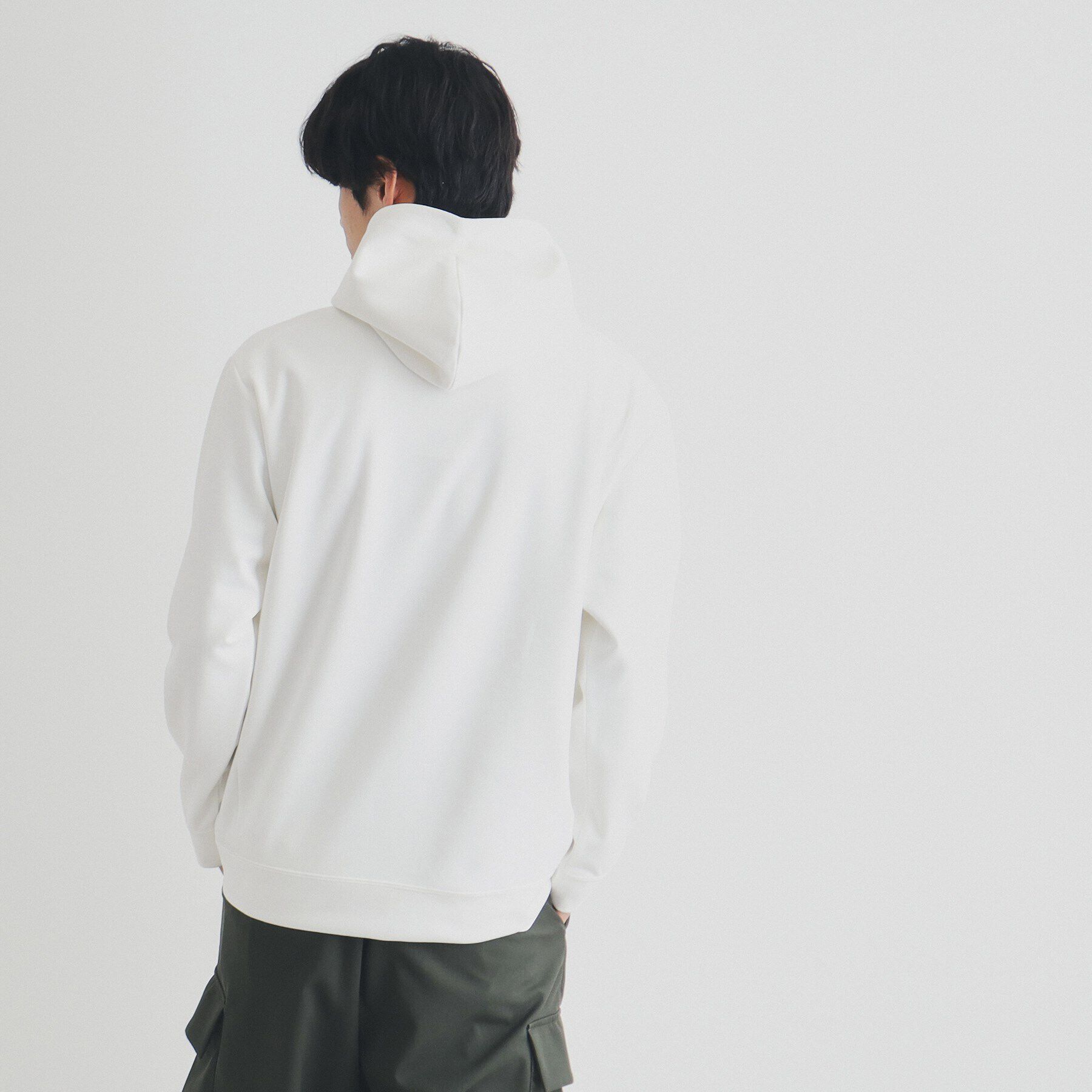 THE SHOP TK「杢スウェードタッチパーカー」|パーカー|