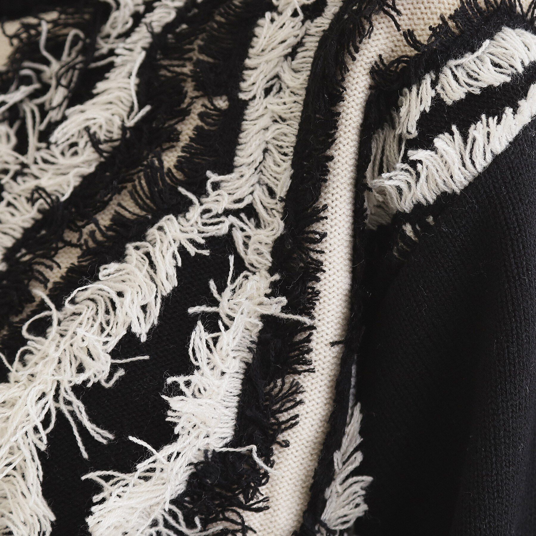 THE SHOP TK「【セットアップ可】フリンジニットプルオーバー/洗える」|ニット・セーター|