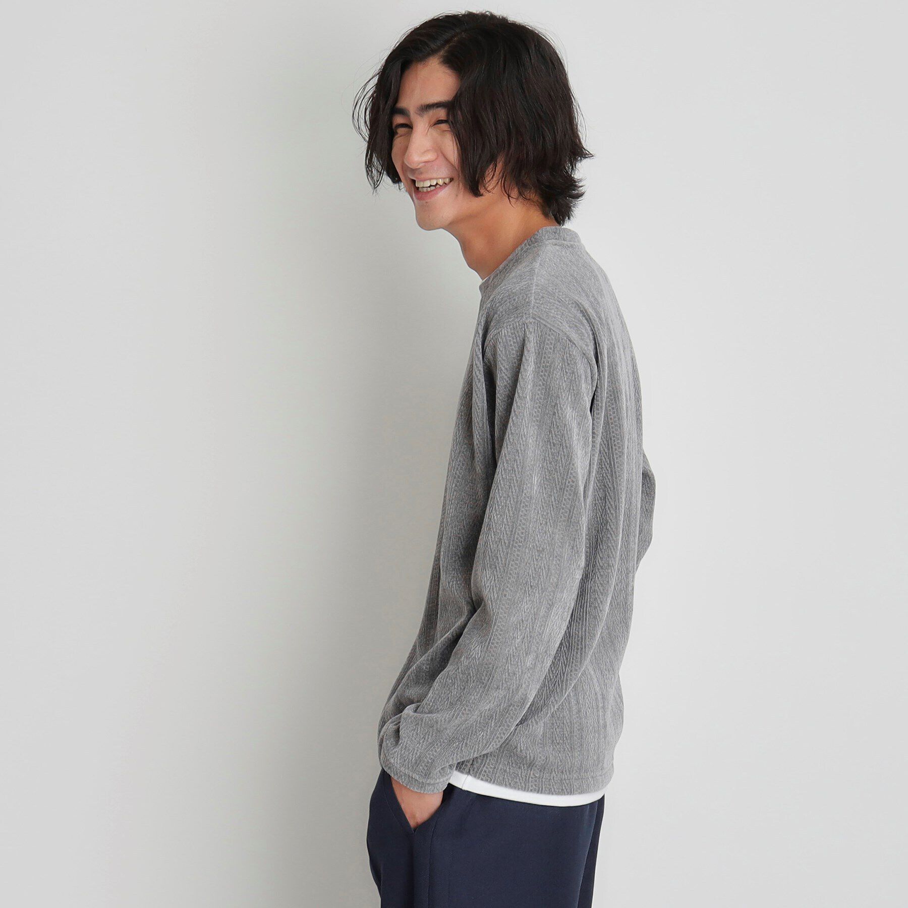 THE SHOP TK「シェニールケーブルプルオーバー」|Tシャツ・カットソー|