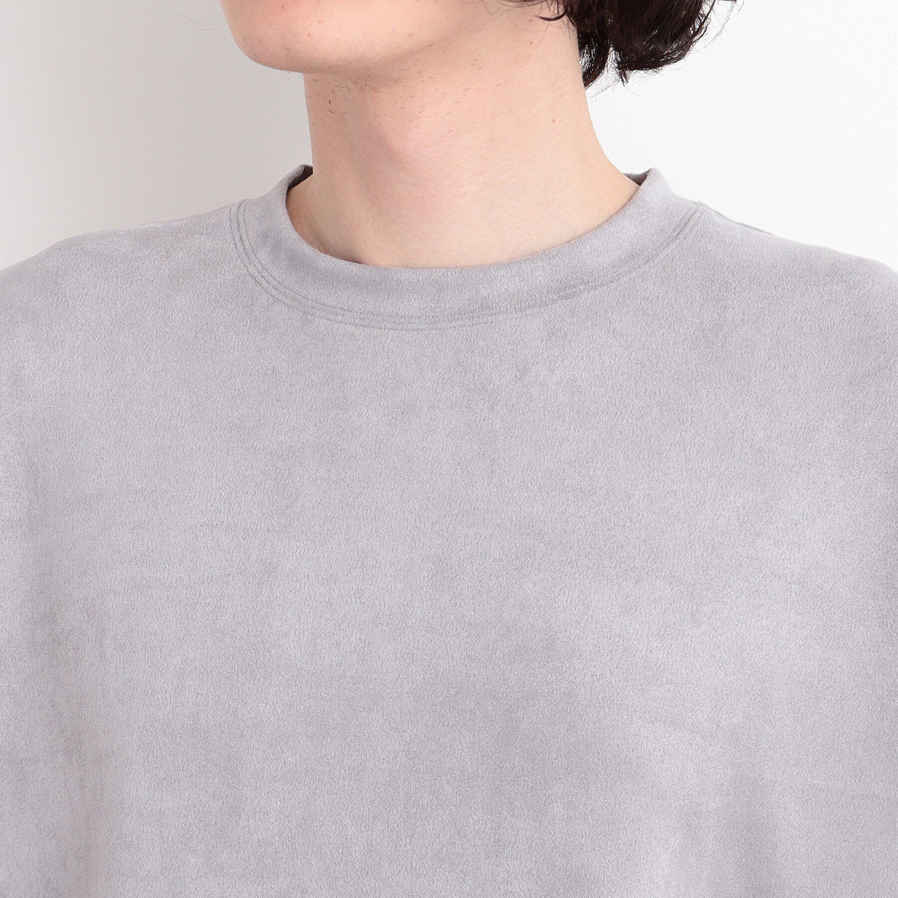 THE SHOP TK「スウェードタッチフェイクレイヤードプルオーバー」|Tシャツ・カットソー|