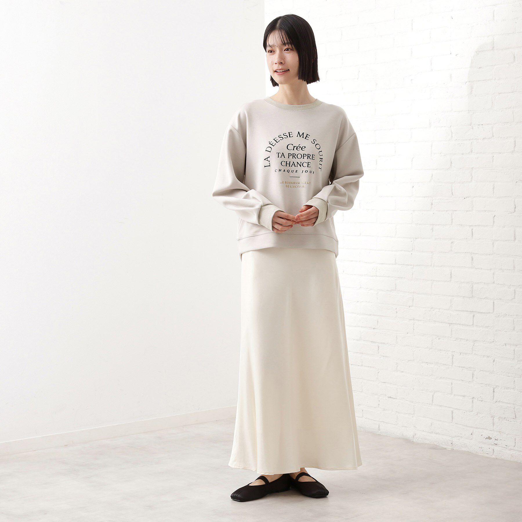 THE SHOP TK「ロゴアソートプルオーバー【洗濯機OK】」|Tシャツ・カットソー|