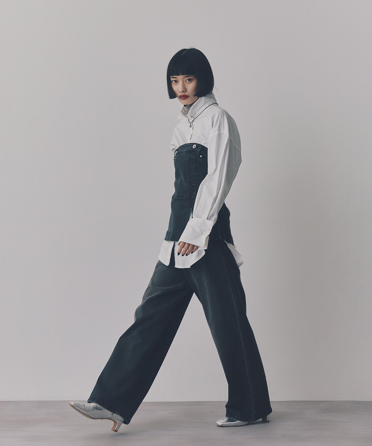  「5ポケットワイドデニムパンツ」|その他|