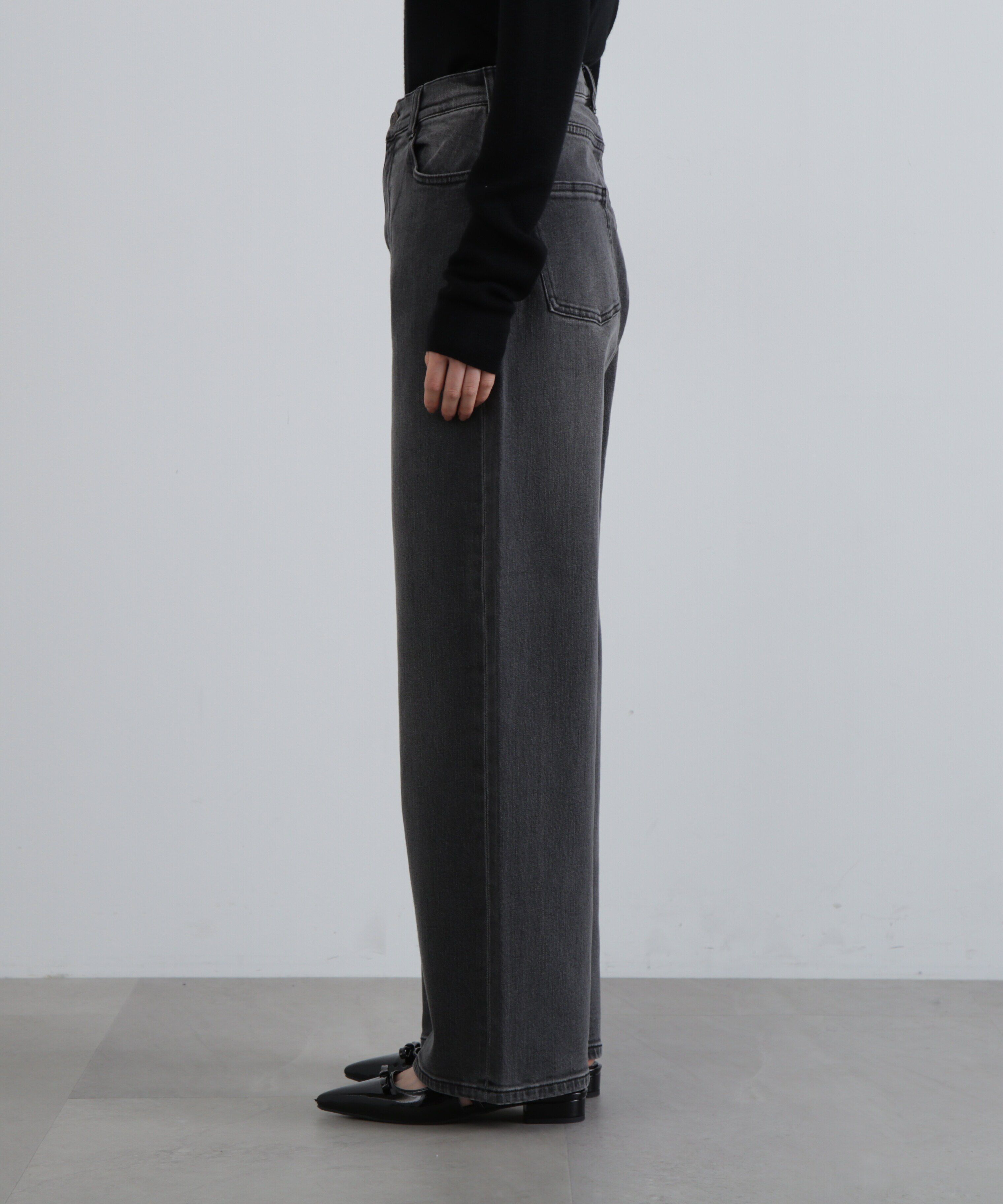  「5ポケットワイドデニムパンツ」|その他|