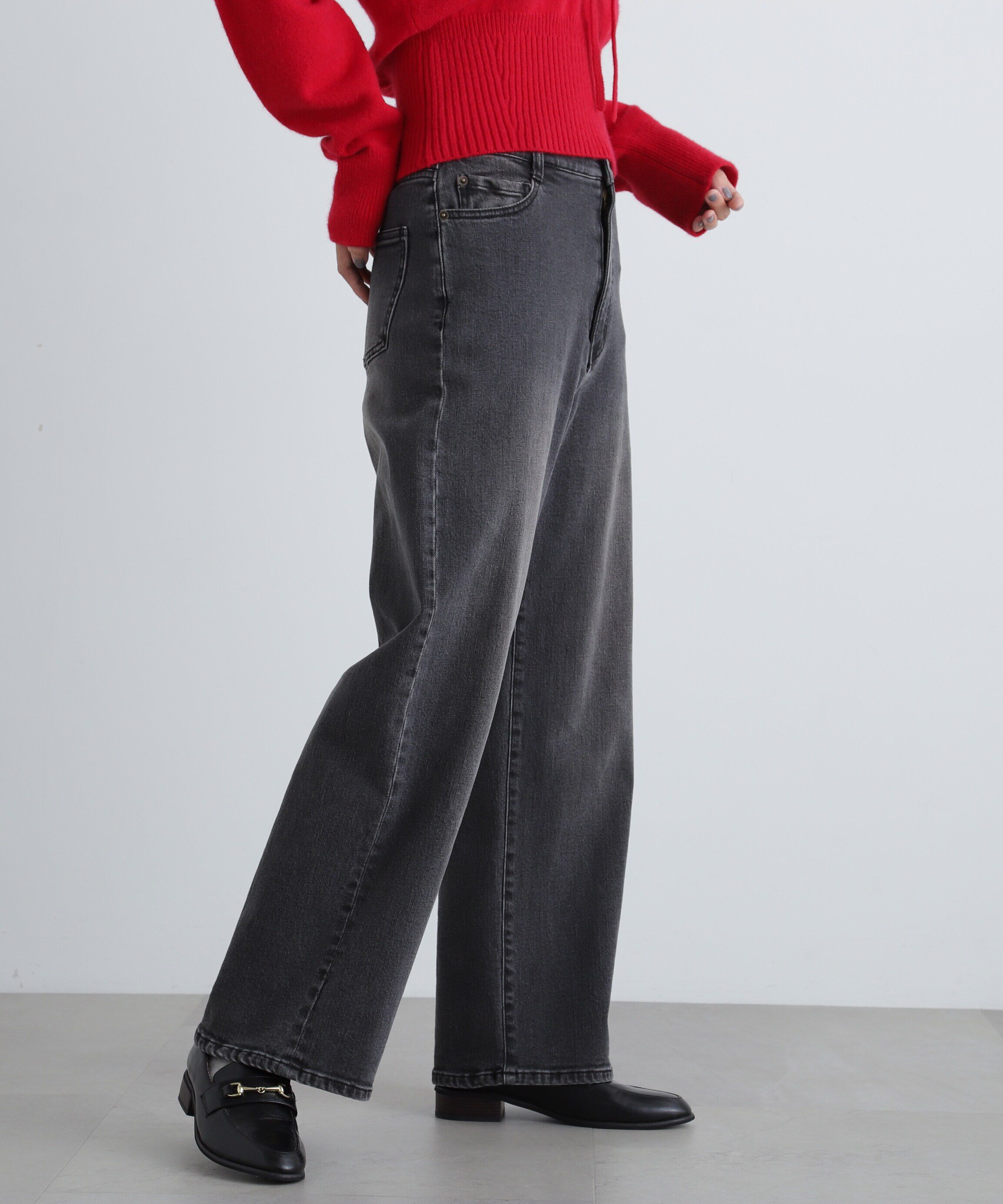  「5ポケットワイドデニムパンツ」|その他|