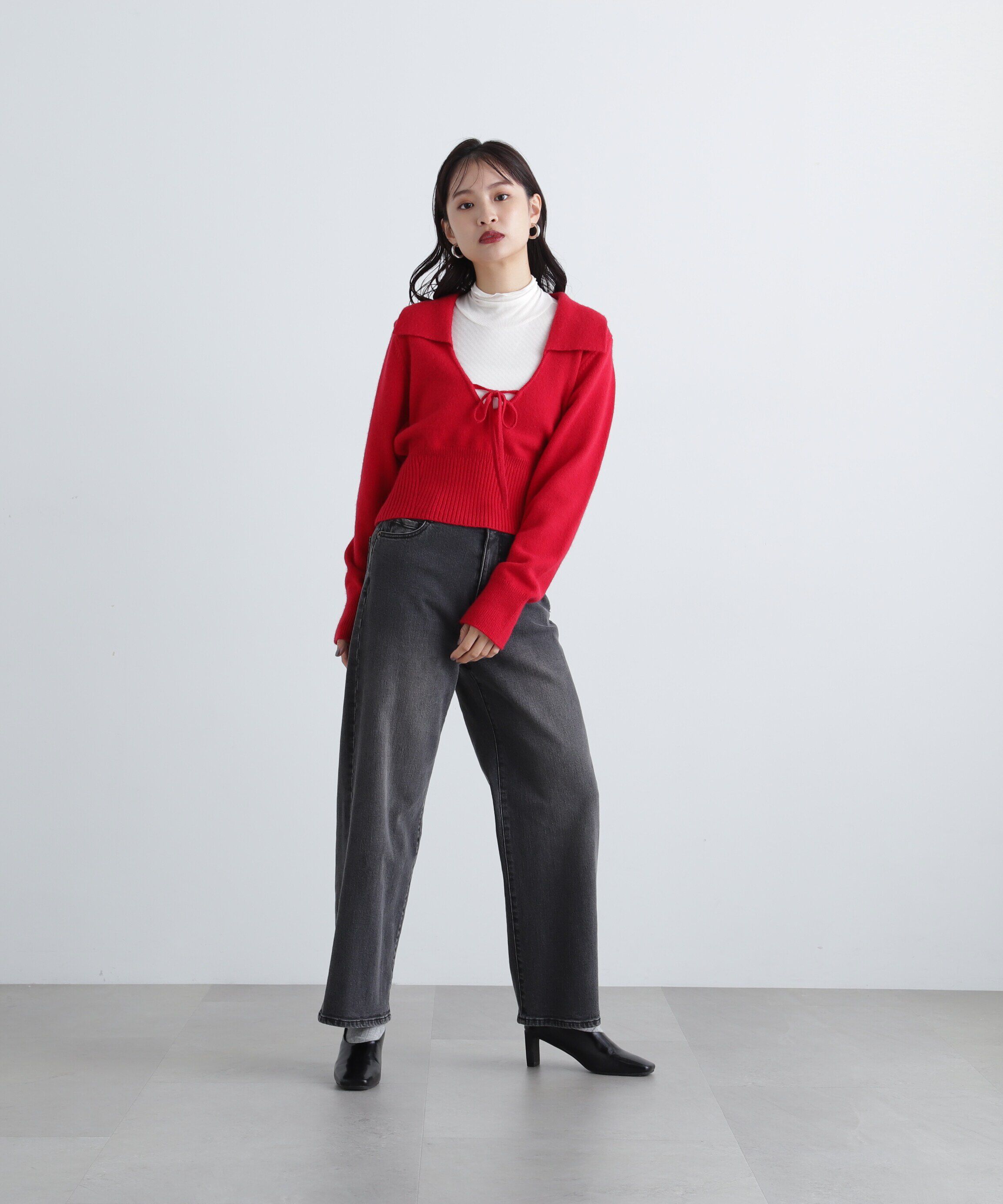  「5ポケットワイドデニムパンツ」|その他|