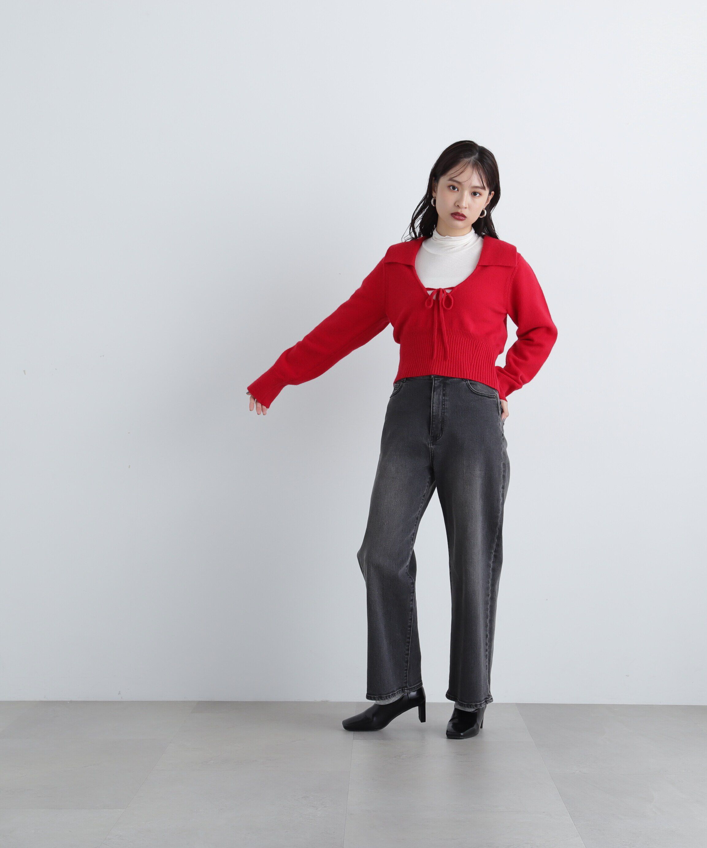  「5ポケットワイドデニムパンツ」|その他|