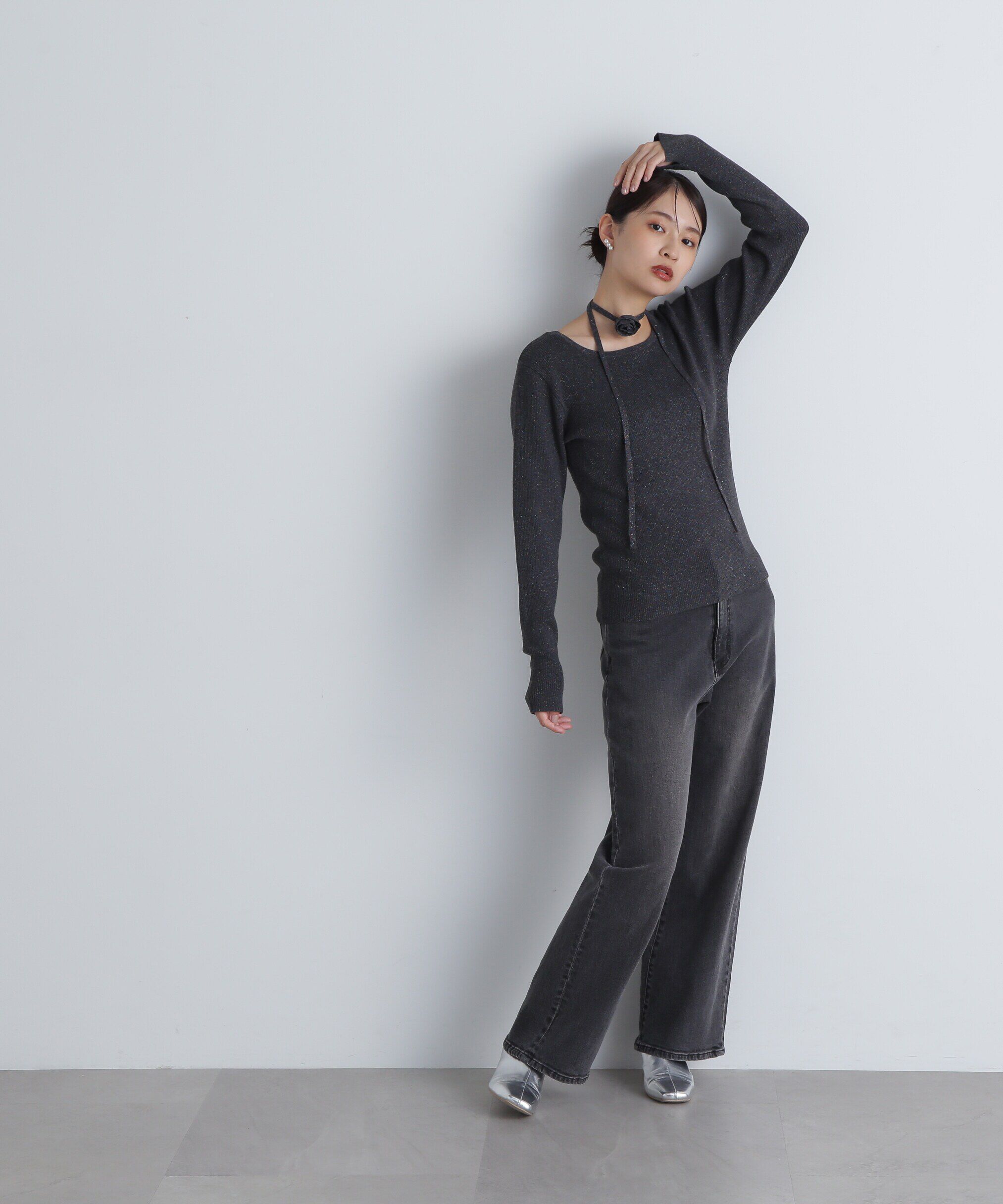  「5ポケットワイドデニムパンツ」|その他|