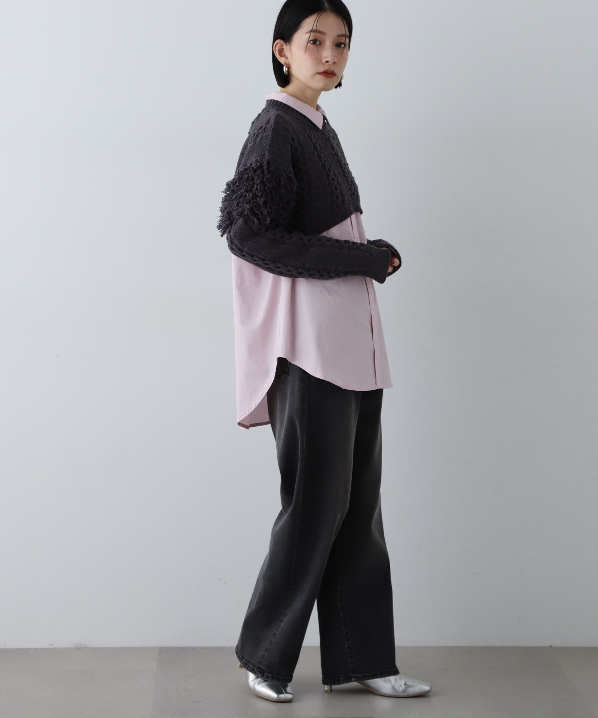  「5ポケットワイドデニムパンツ」|その他|