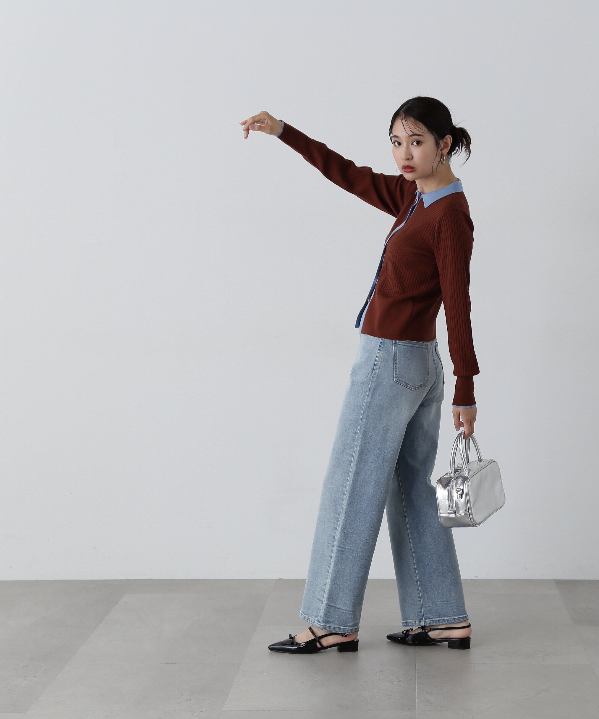  「5ポケットワイドデニムパンツ」|その他|