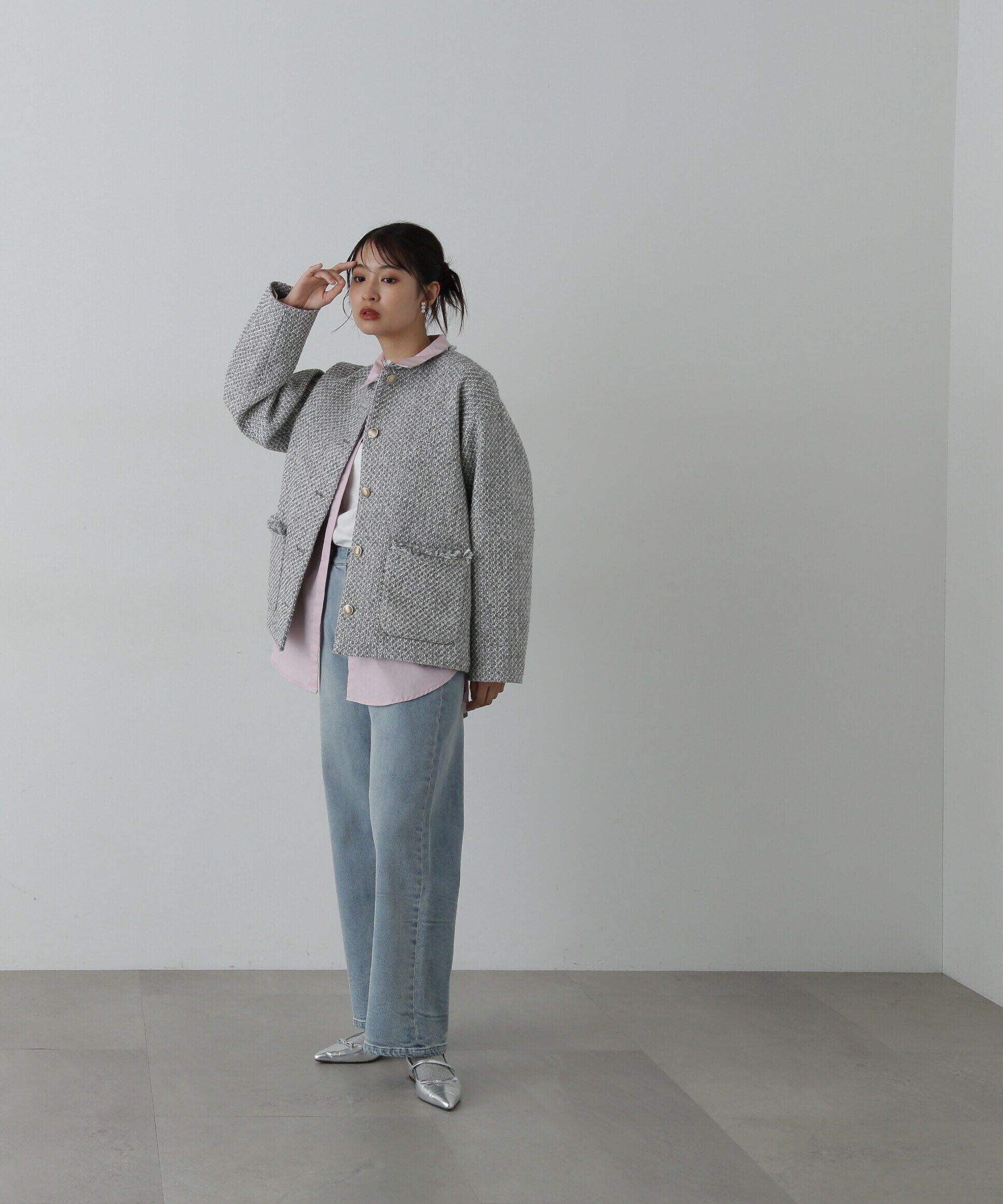  「5ポケットワイドデニムパンツ」|その他|