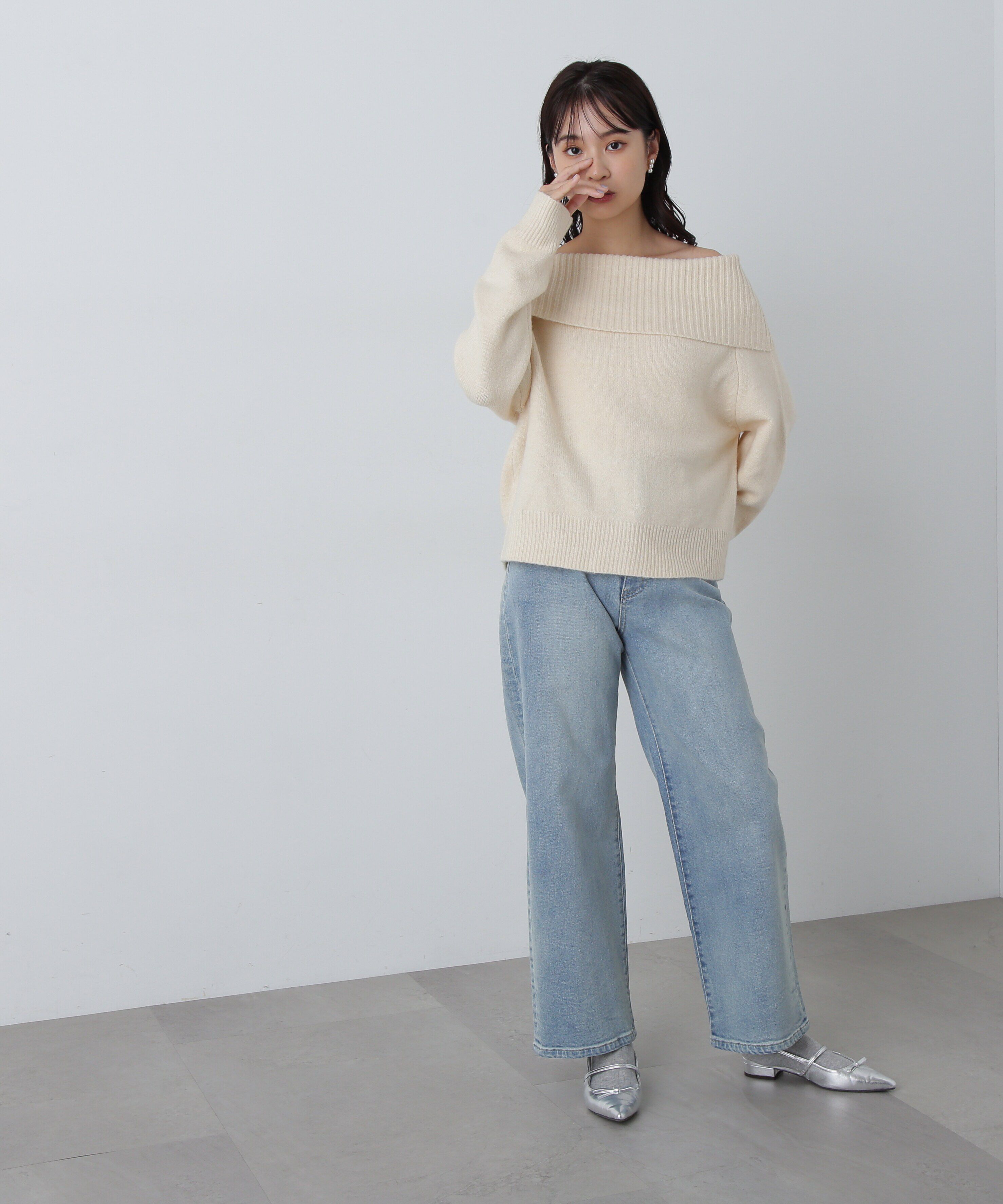  「5ポケットワイドデニムパンツ」|その他|