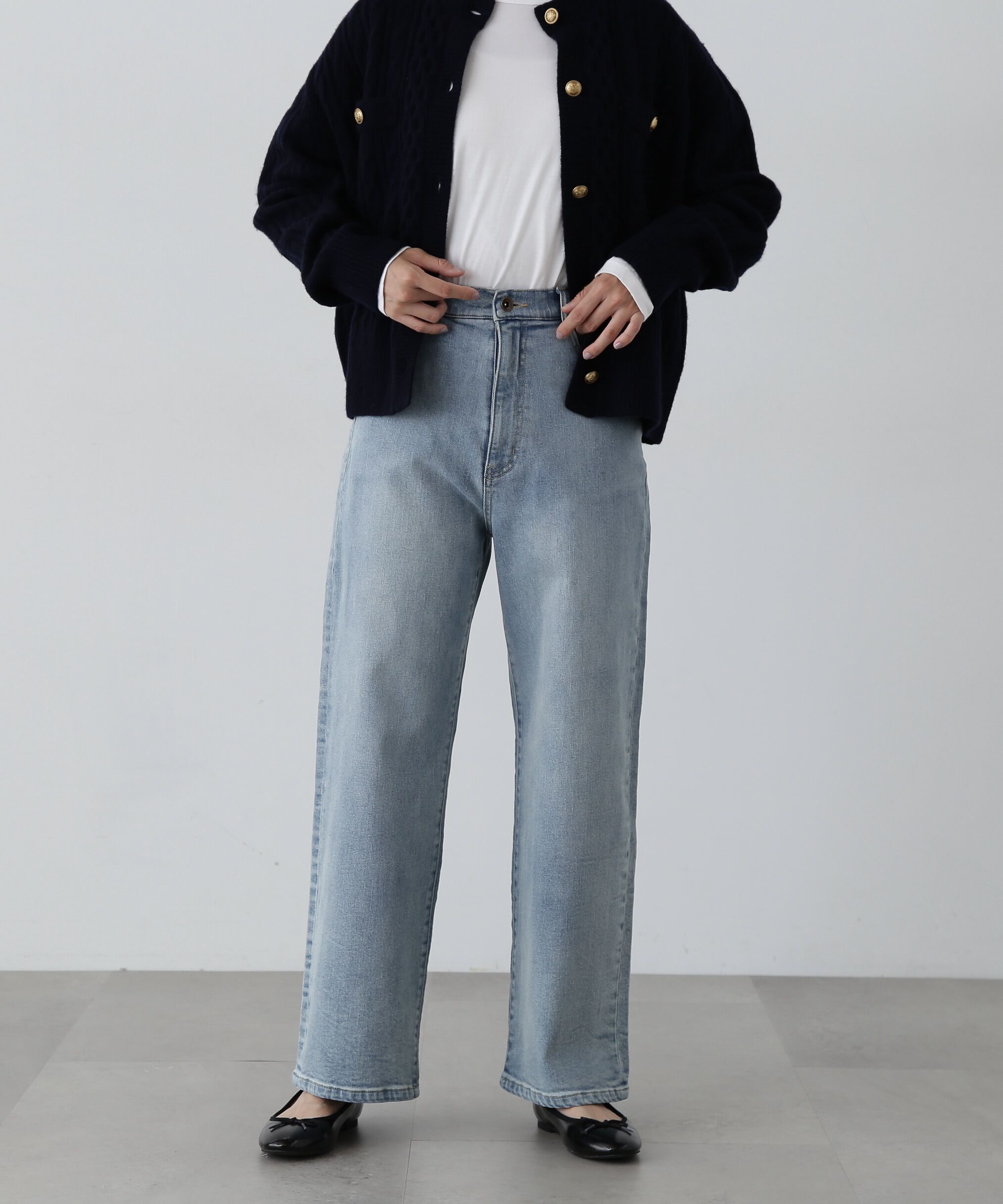  「5ポケットワイドデニムパンツ」|その他|