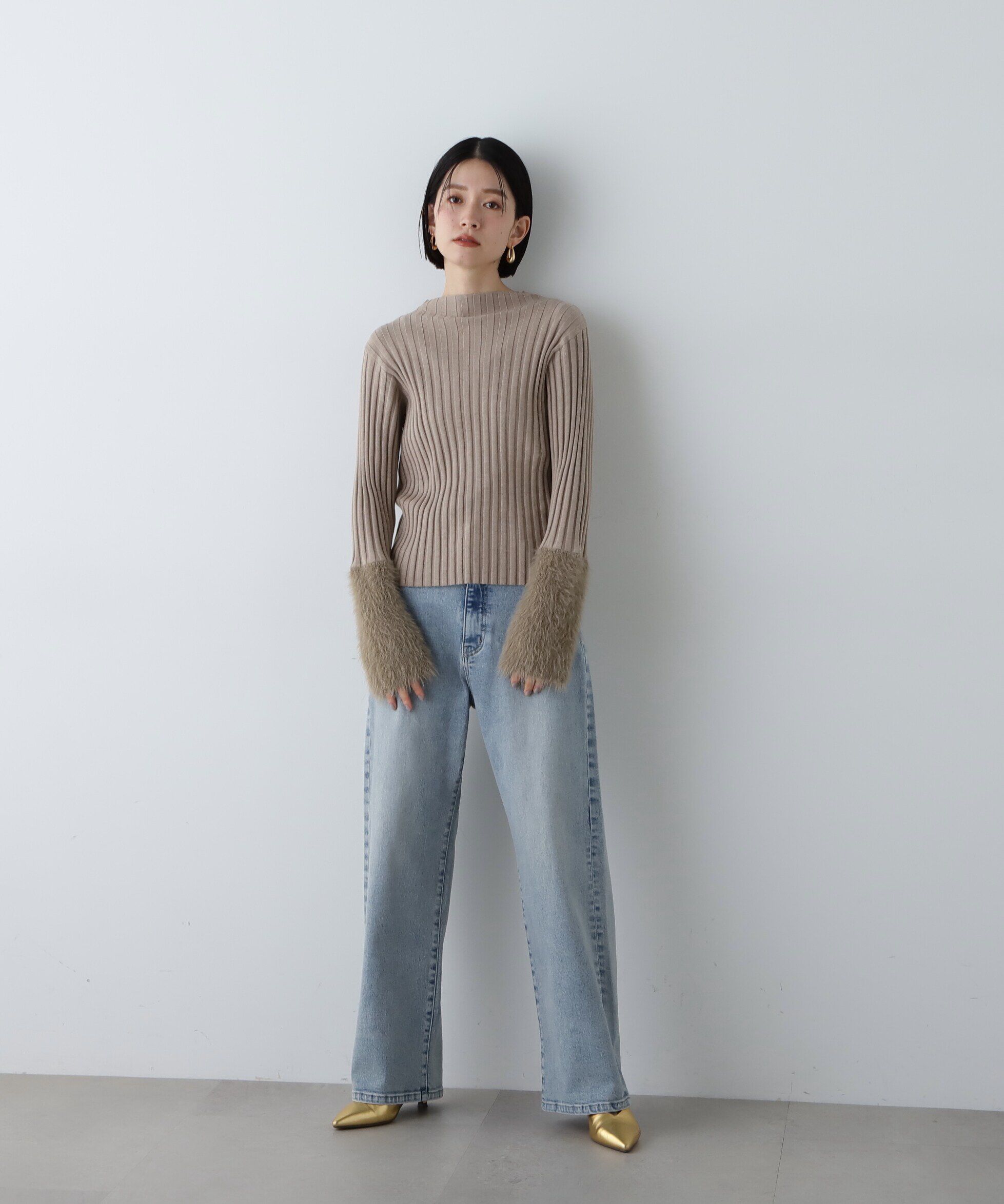  「5ポケットワイドデニムパンツ」|その他|