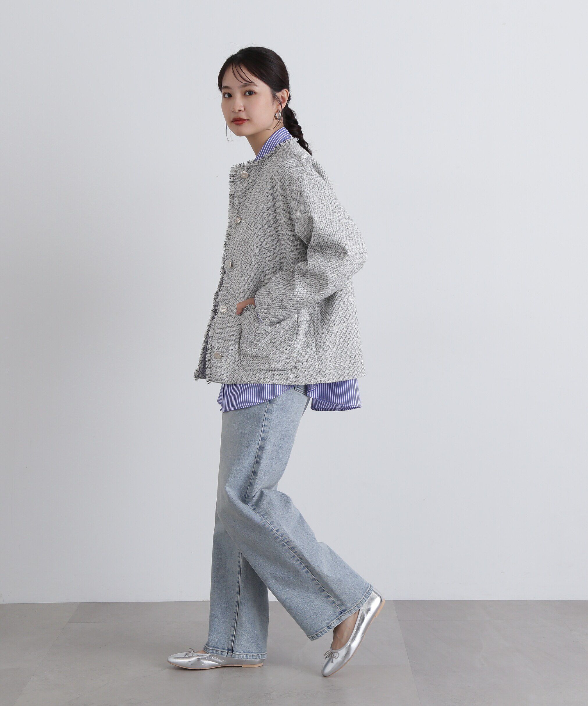  「5ポケットワイドデニムパンツ」|その他|