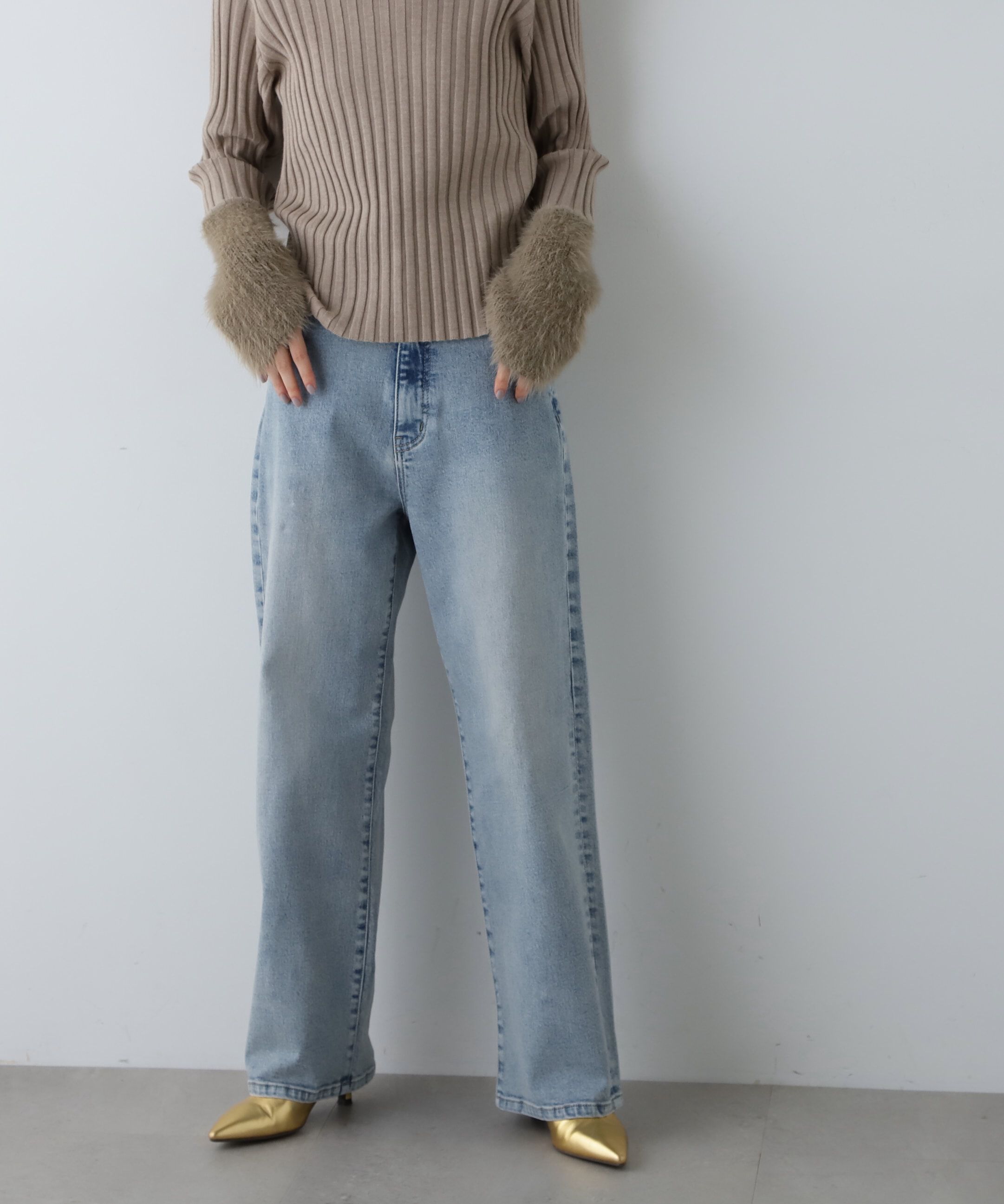  「5ポケットワイドデニムパンツ」|その他|