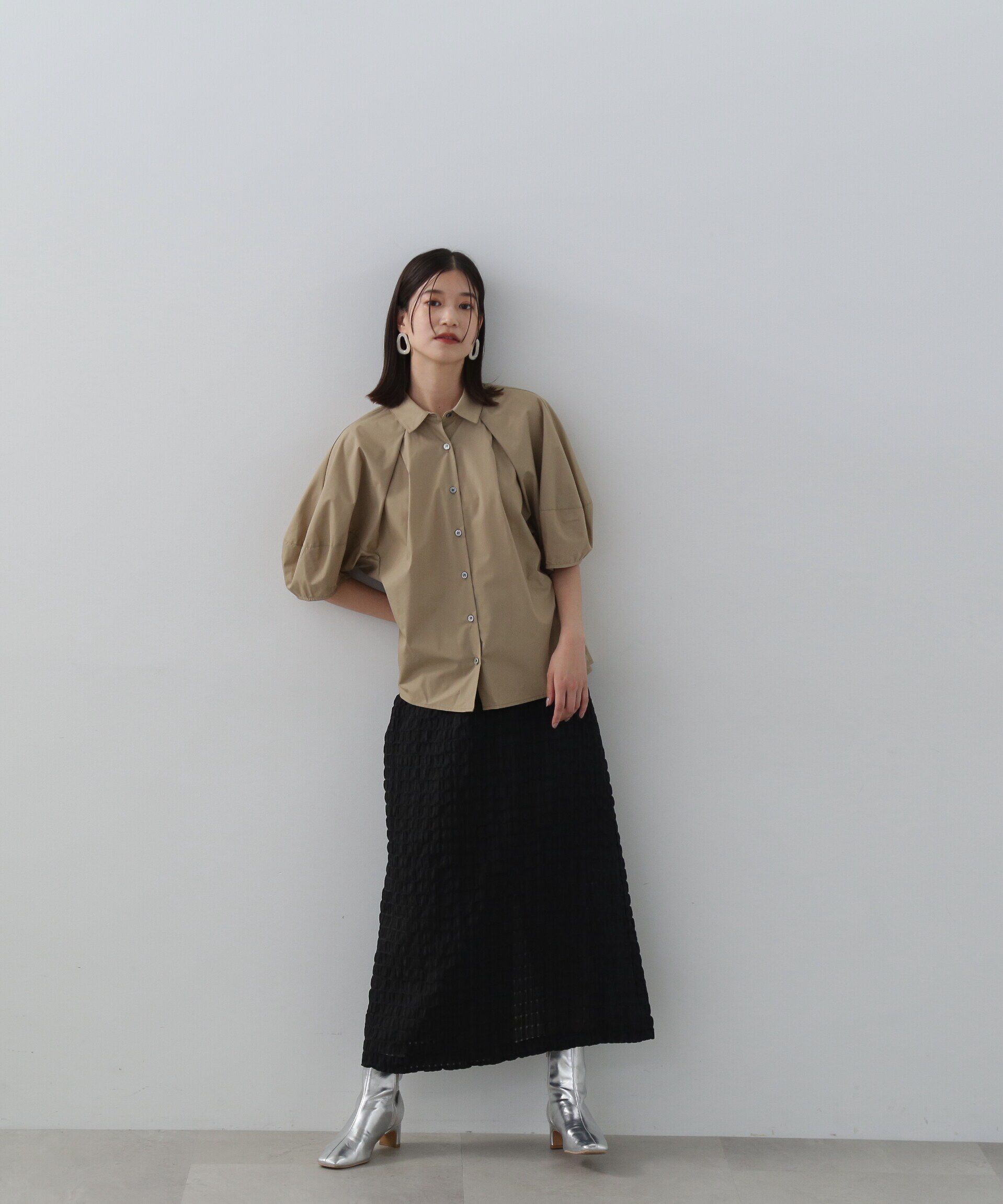  「ランタンスリーブブラウス」|シャツ・ブラウス|