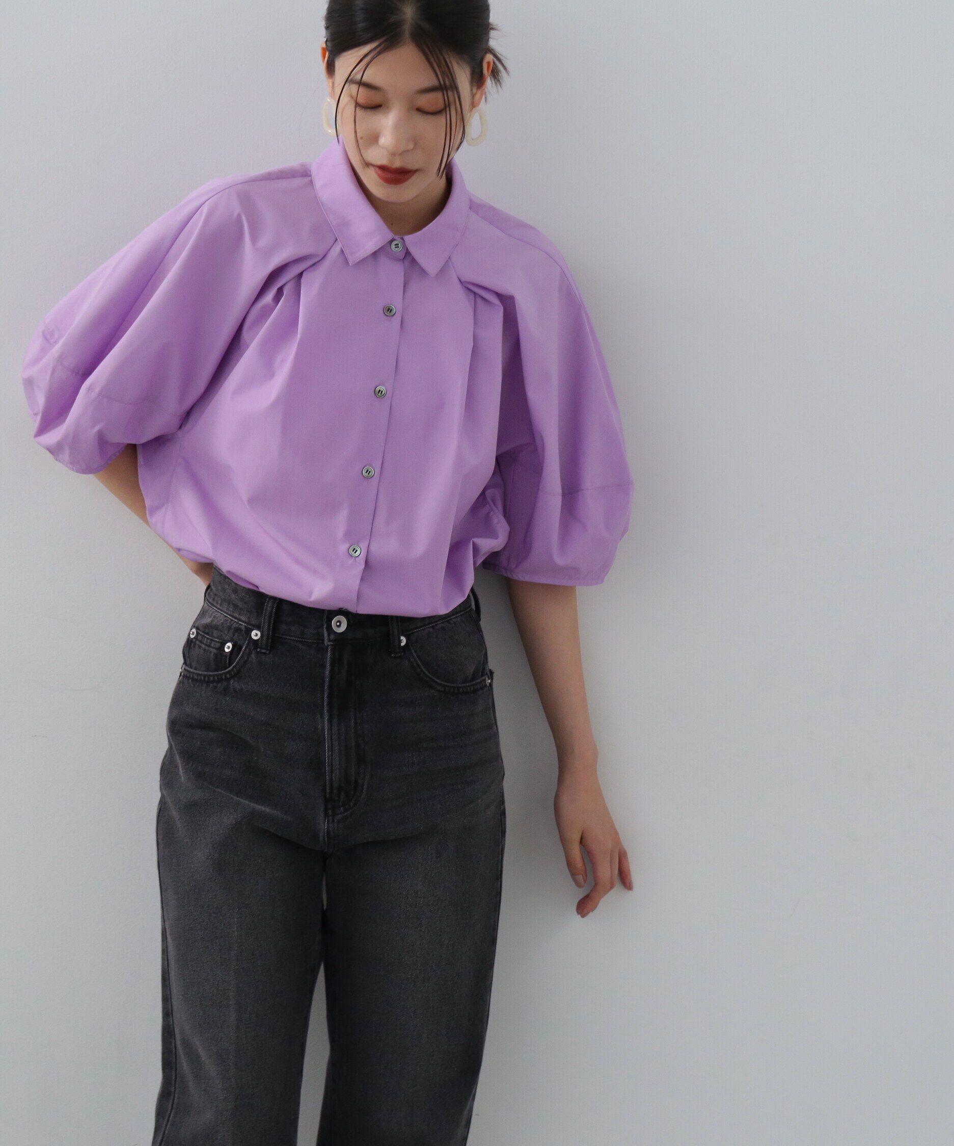  「ランタンスリーブブラウス」|シャツ・ブラウス|