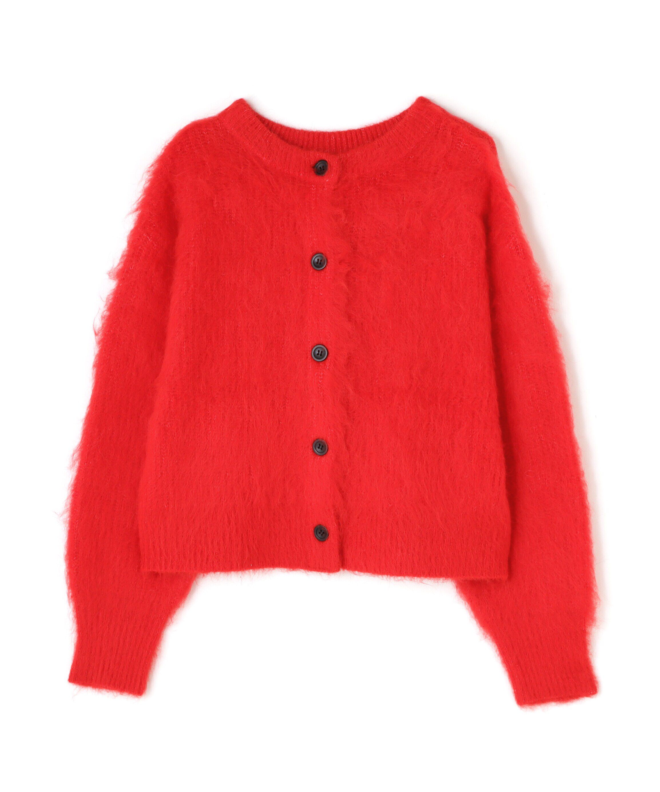  「クルーネックフェザーカーディガン 」|ニット・セーター|