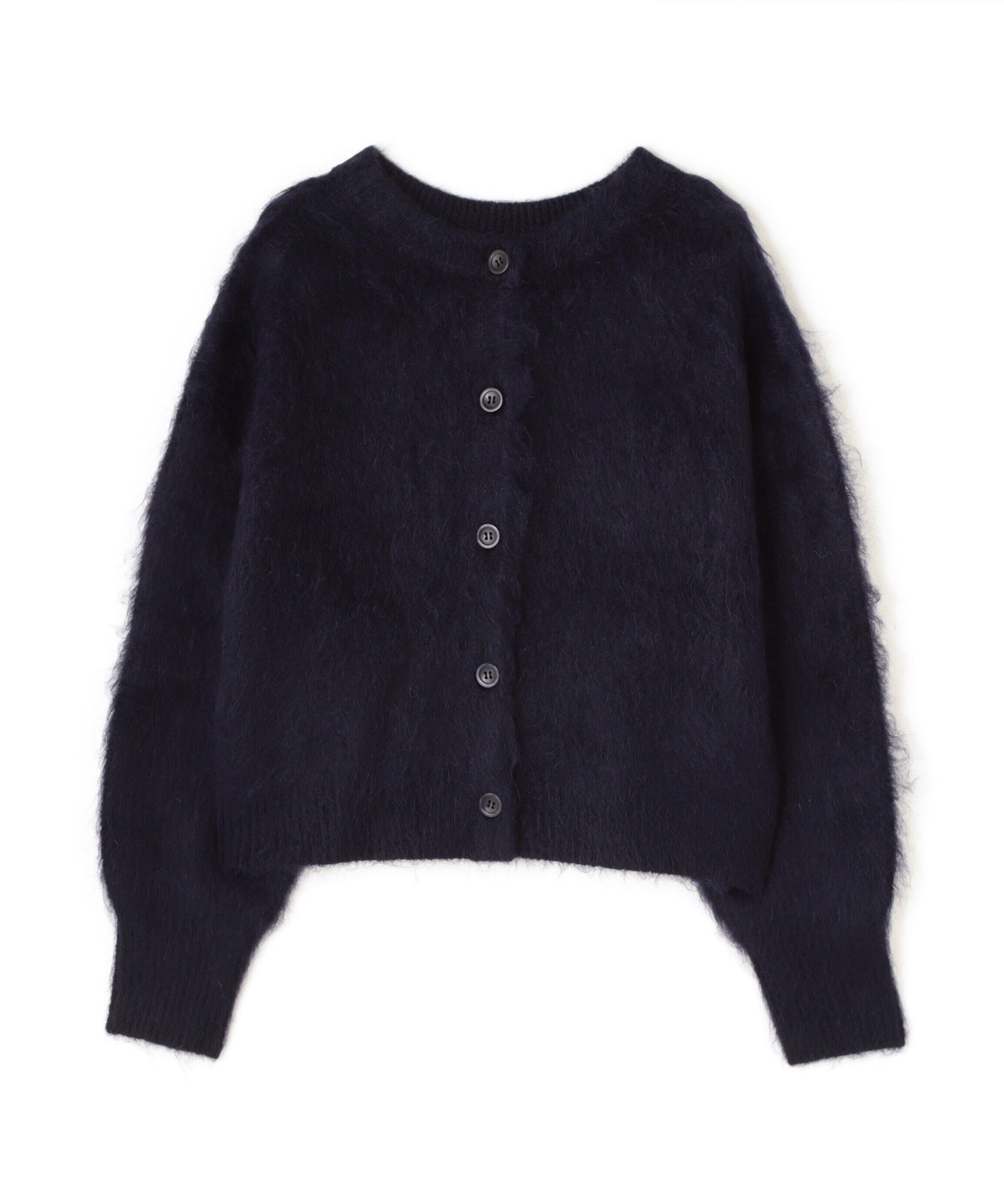  「クルーネックフェザーカーディガン 」|ニット・セーター|