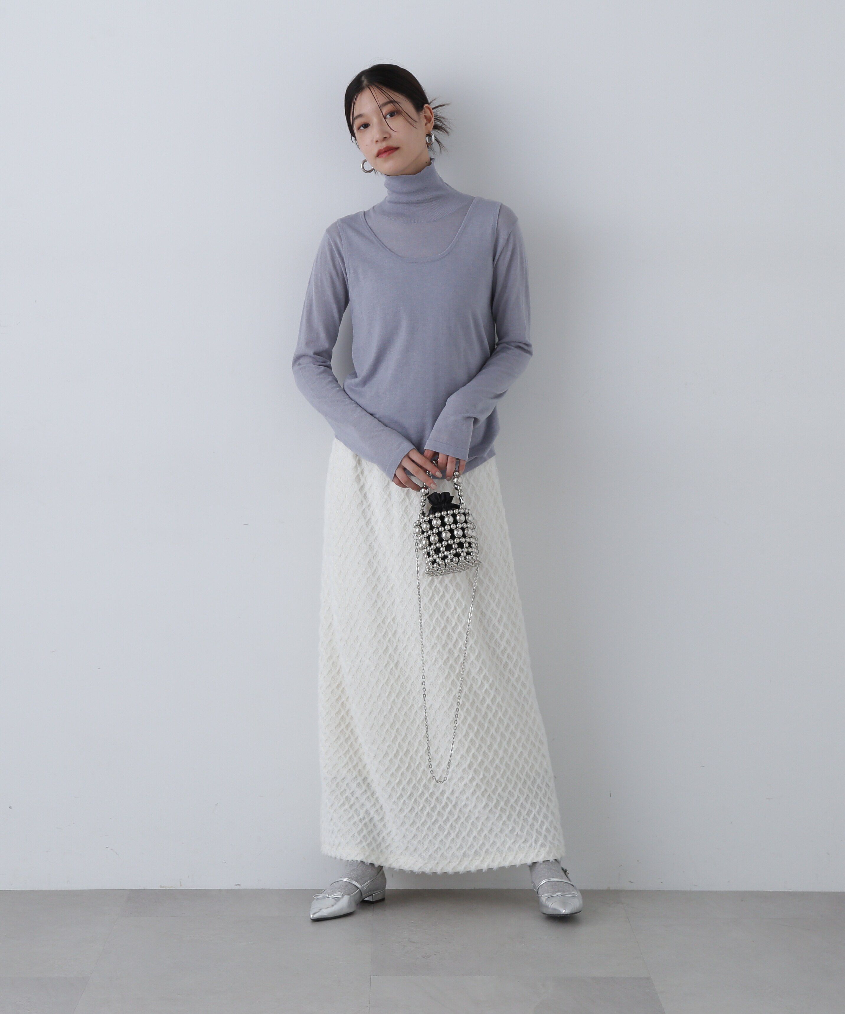  「フラッフィーイージータイトスカート」|スカート|