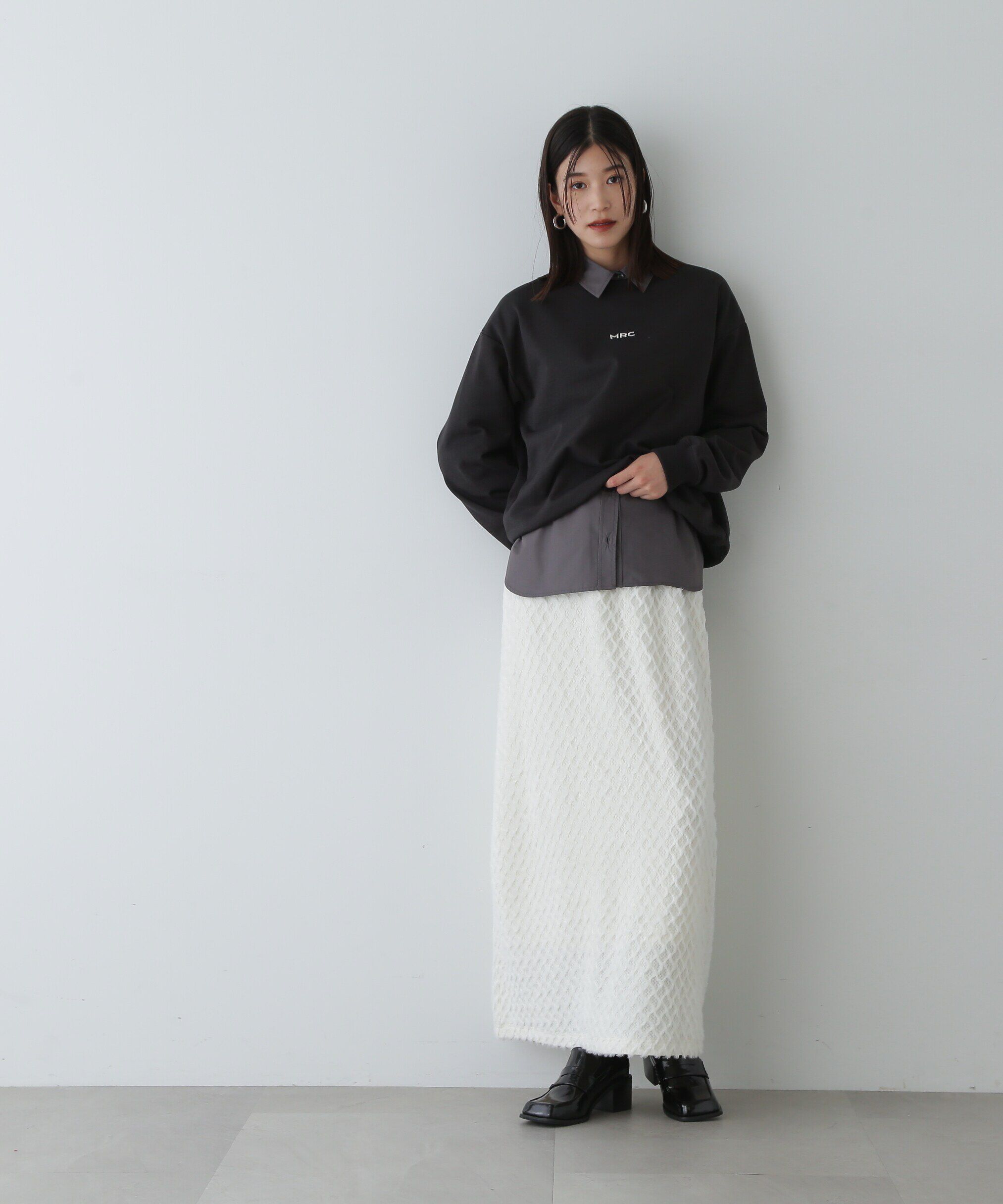  「フラッフィーイージータイトスカート」|スカート|