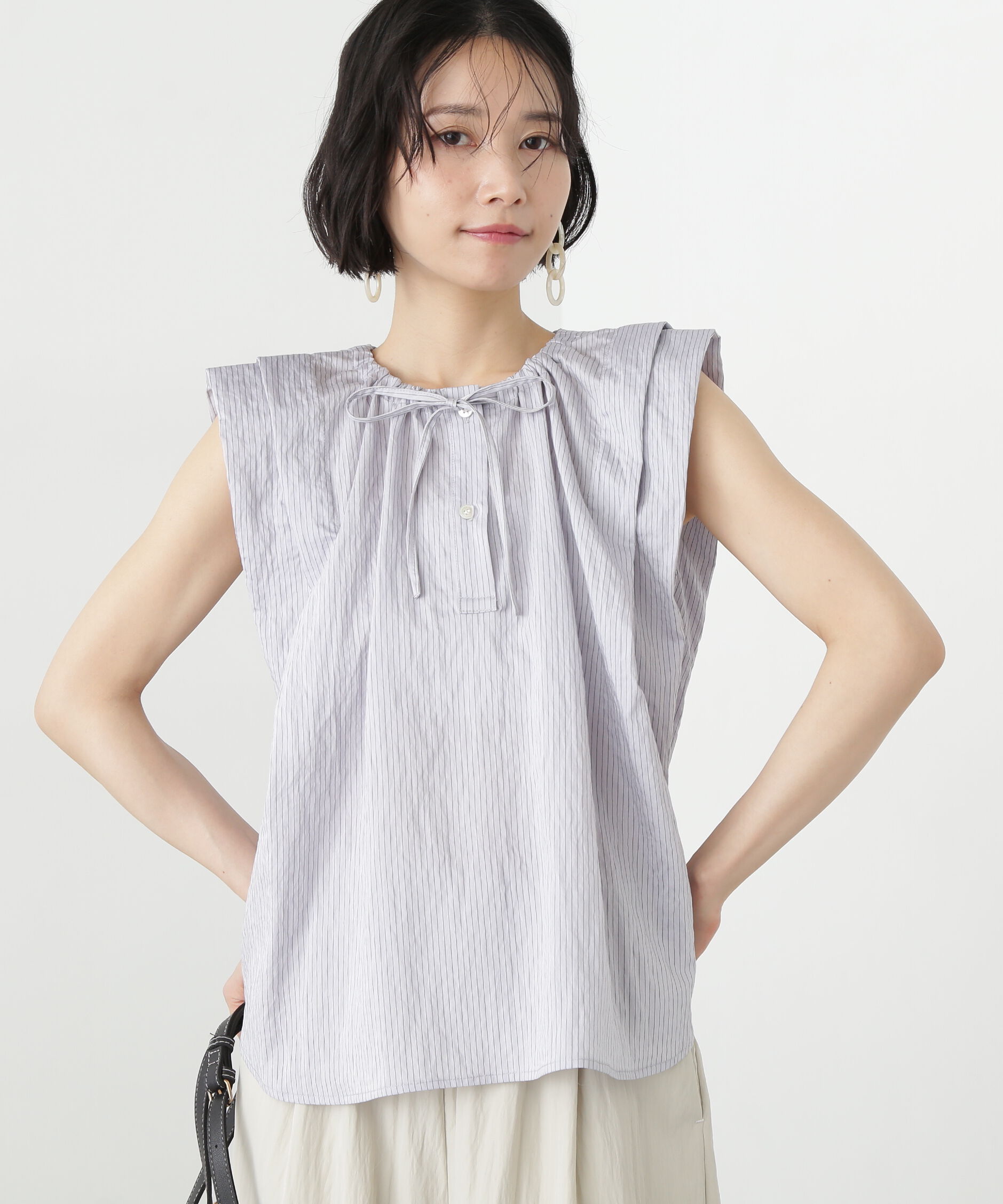  「タックショルダーブラウス」|シャツ・ブラウス|