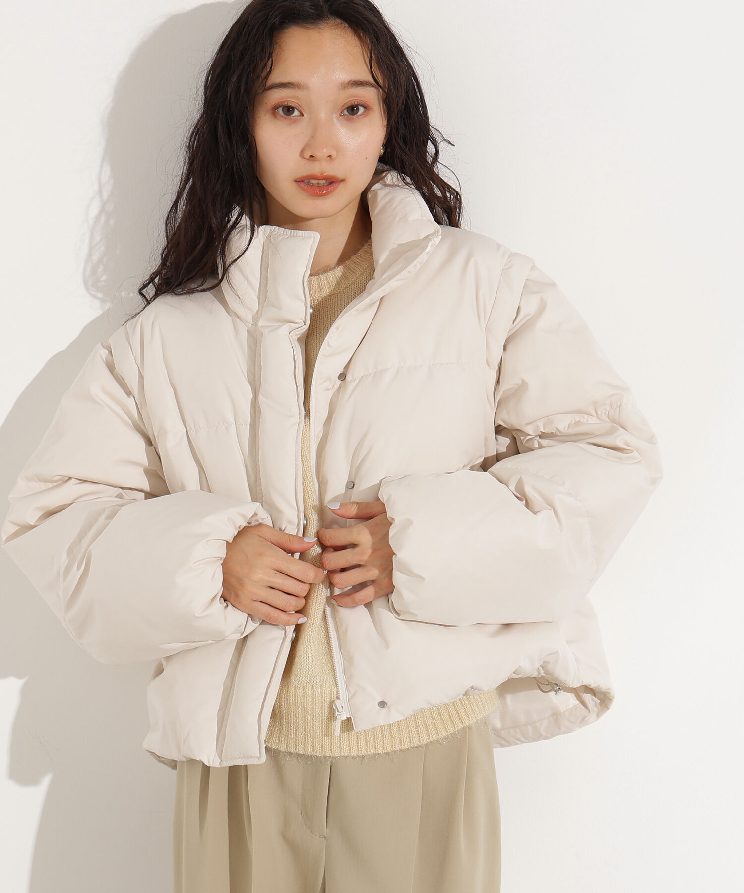  「2wayショートダウン」|ブルゾン・スタジャン|