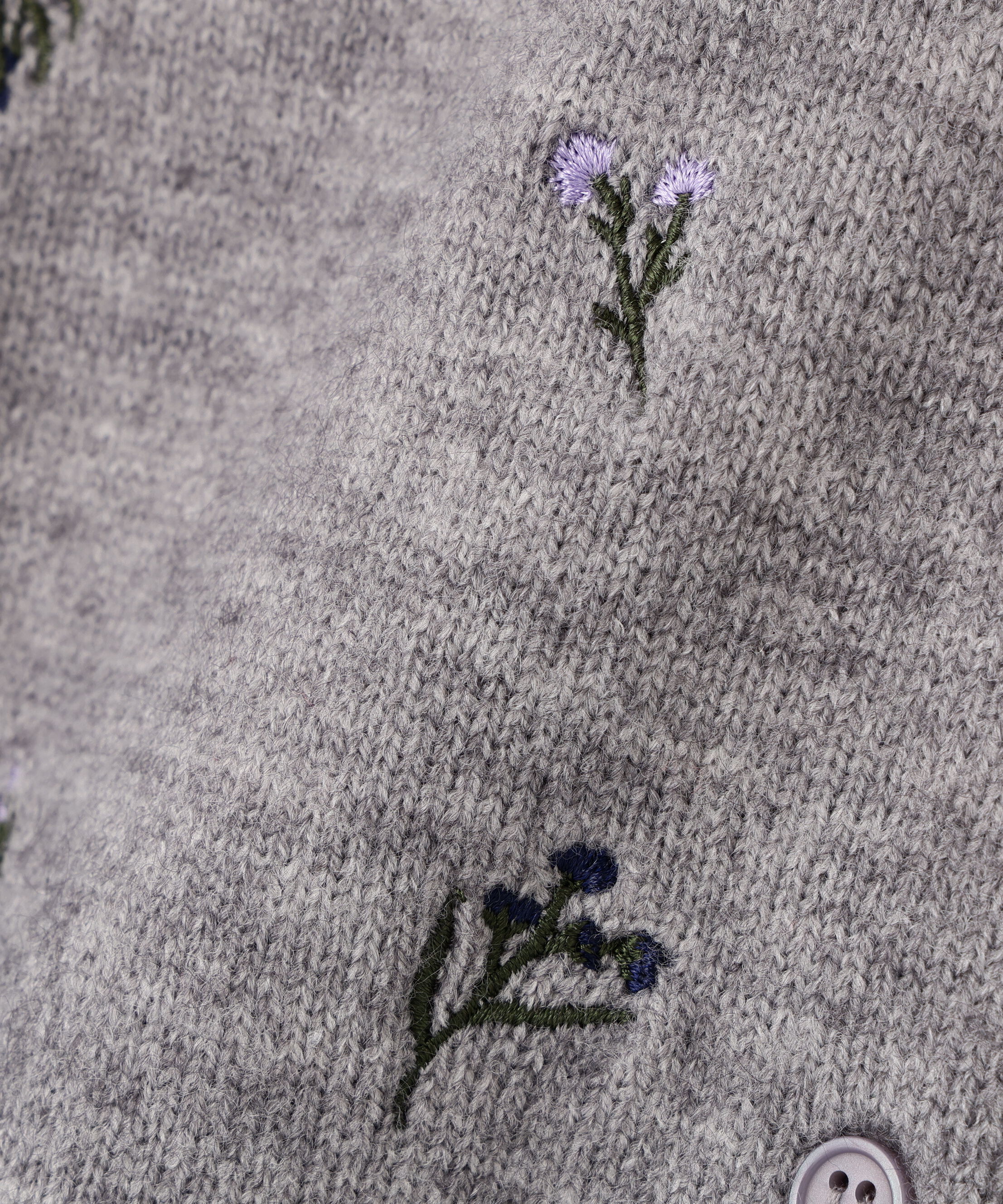  「フラワー刺繍カーディガン」|ニット・セーター|