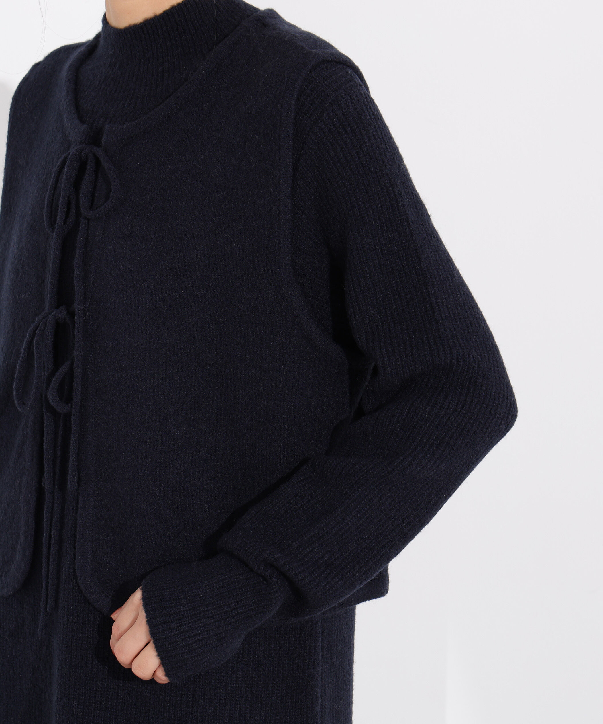  「リボンニットアンサンブルワンピース」|スカート|