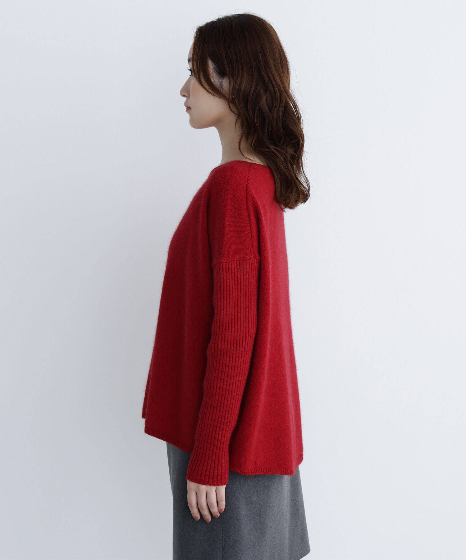  「ウールブレンドヘアリーニット」|ニット・セーター|