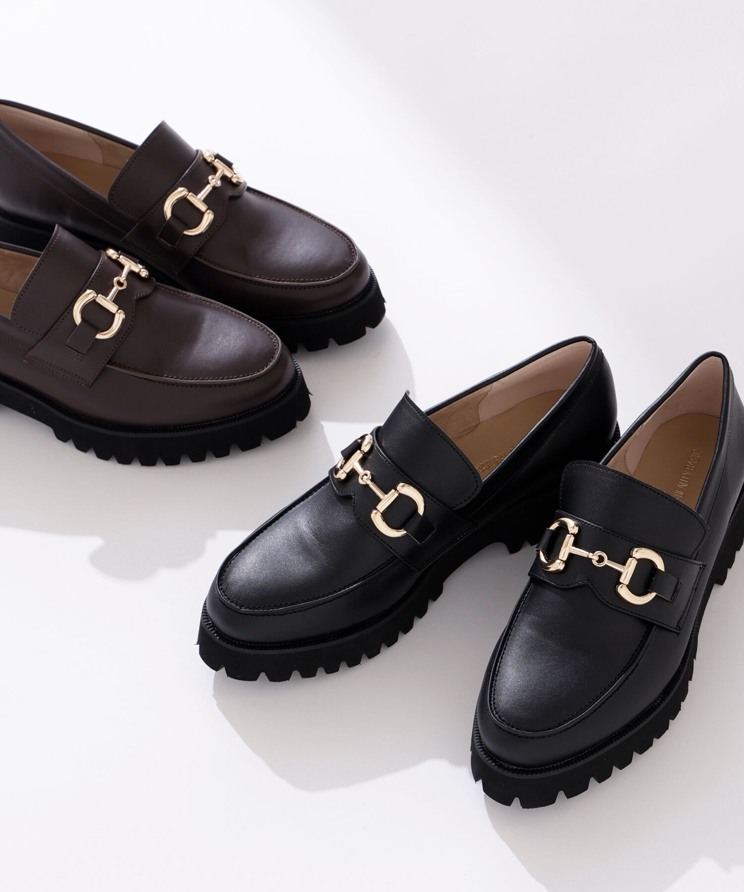  「ボリュームソールビットローファー」|その他|クロ