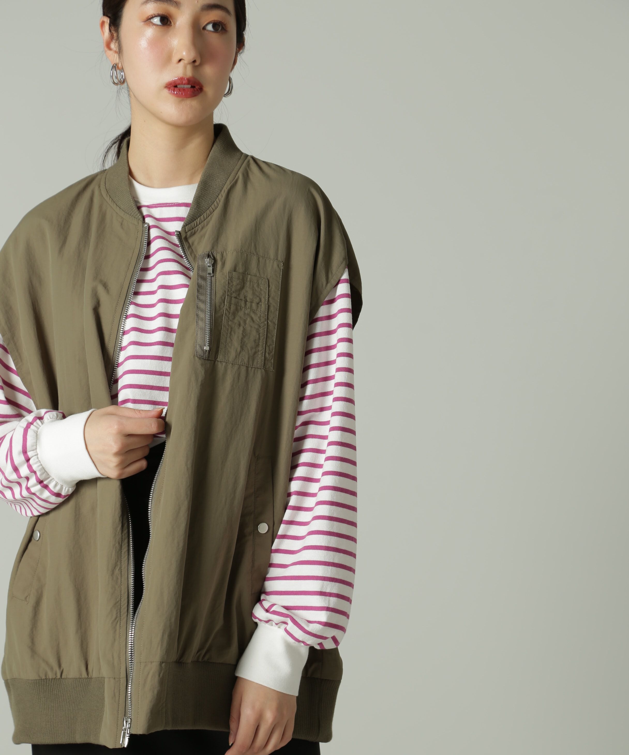  「MA1ジレ」|ブルゾン・スタジャン|