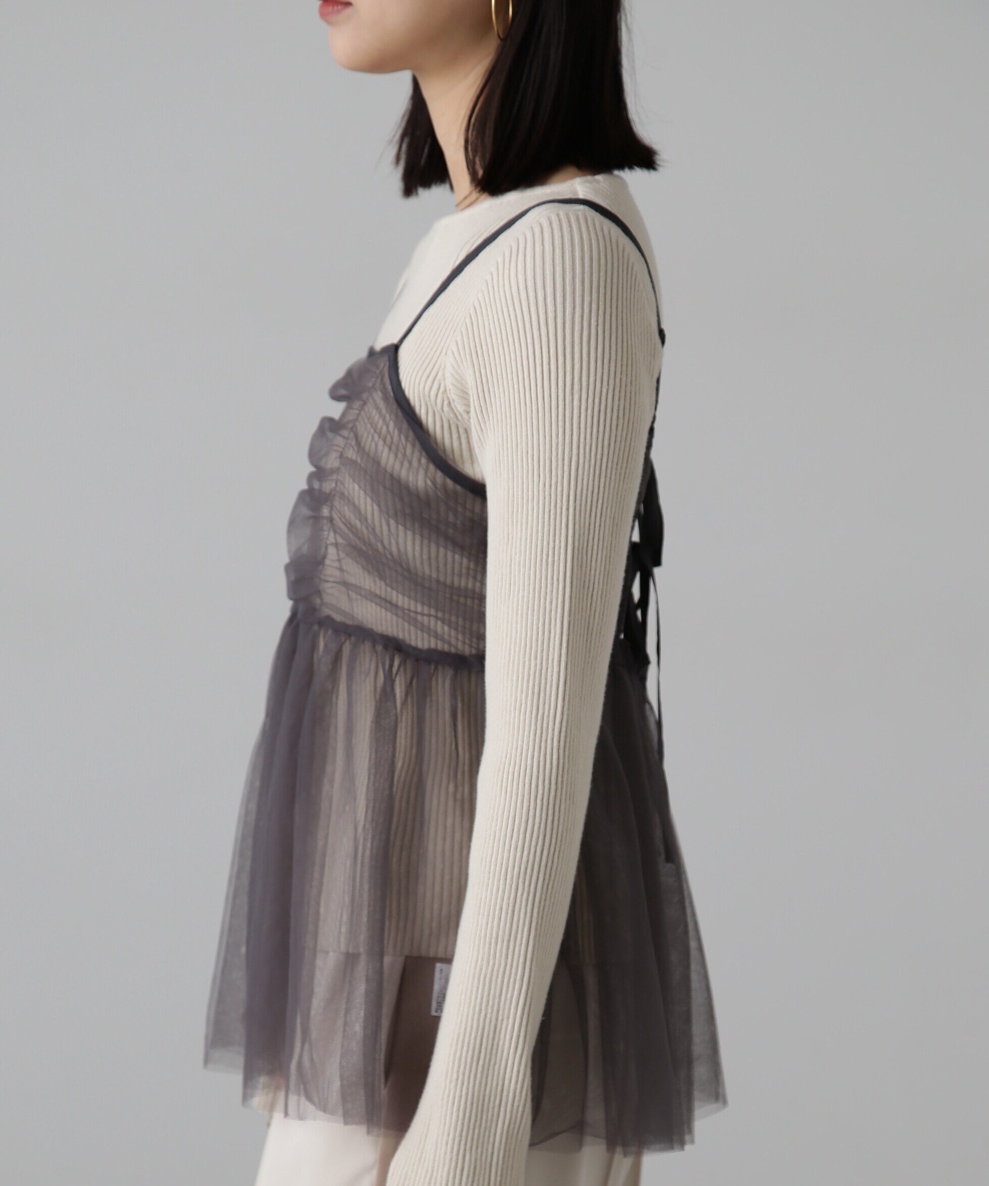  「チュールビスチェ」|シャツ・ブラウス|