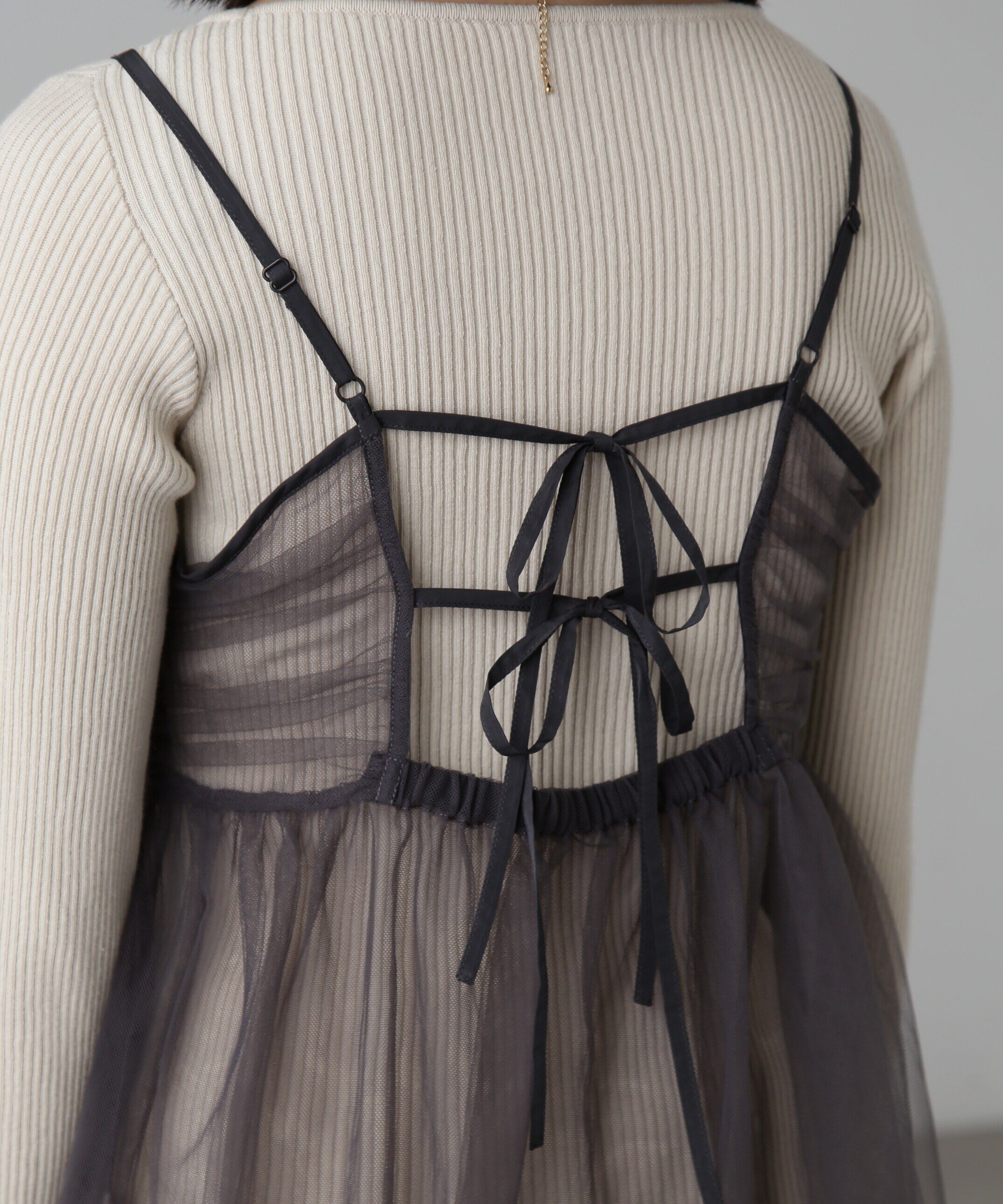  「チュールビスチェ」|シャツ・ブラウス|