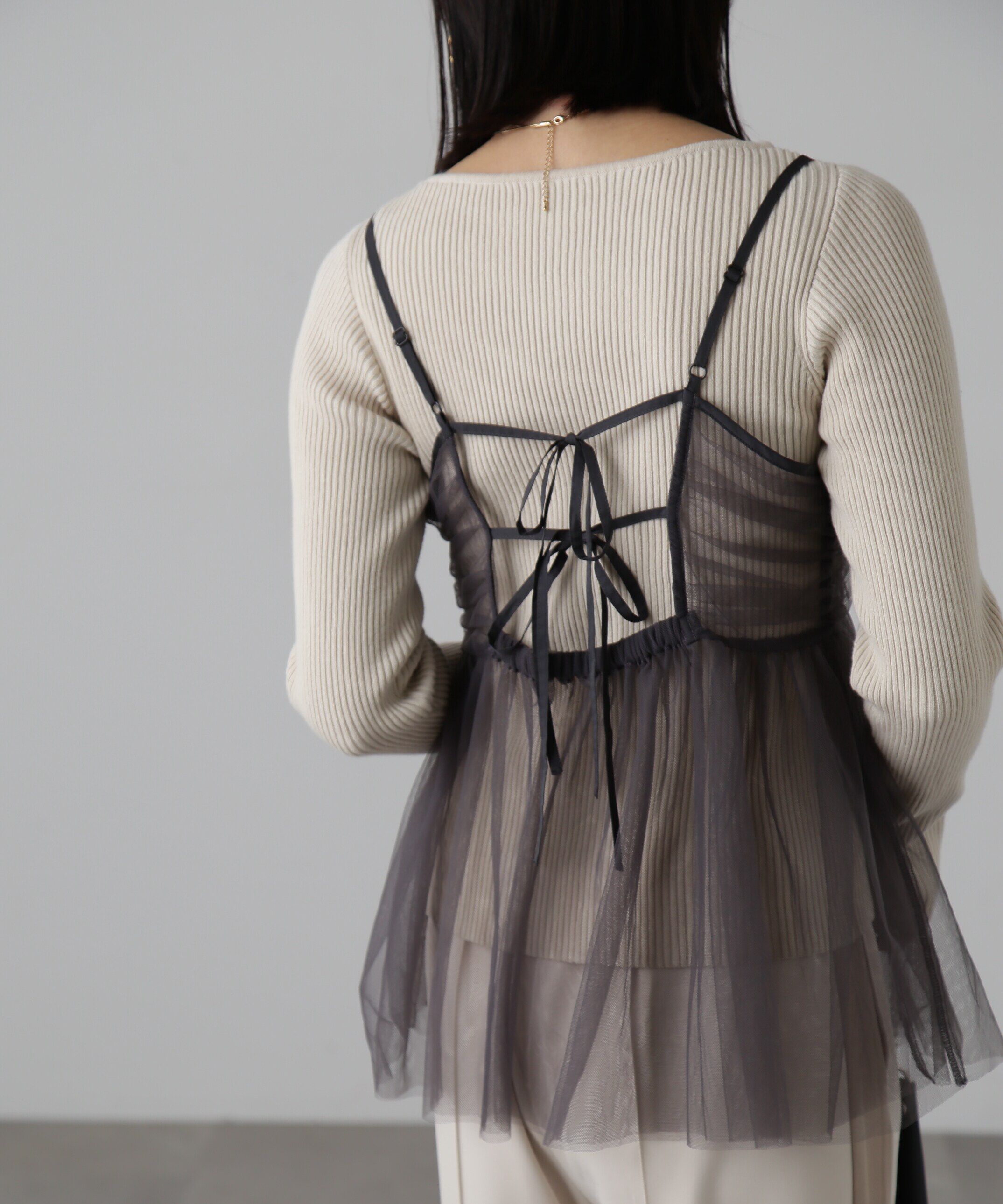  「チュールビスチェ」|シャツ・ブラウス|