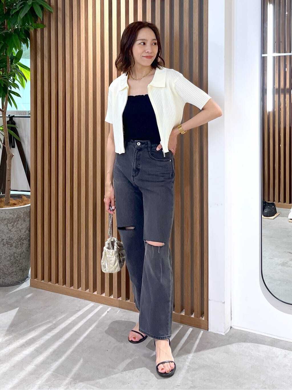  「[低身長サイズ/Sシリーズ]ニーカットストレートデニムパンツ」|その他|