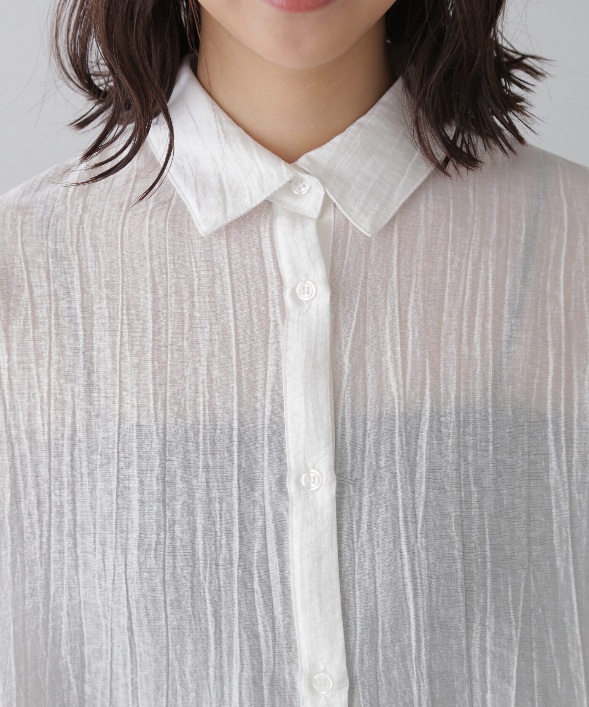  「ワッシャービッグシャツ」|シャツ・ブラウス|