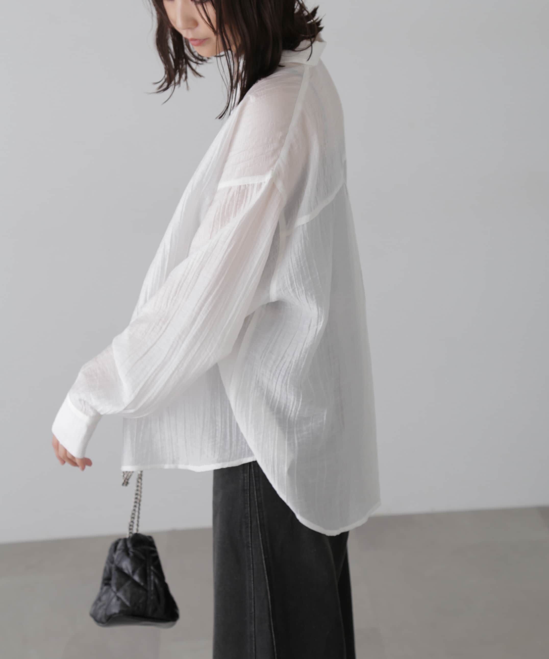  「ワッシャービッグシャツ」|シャツ・ブラウス|