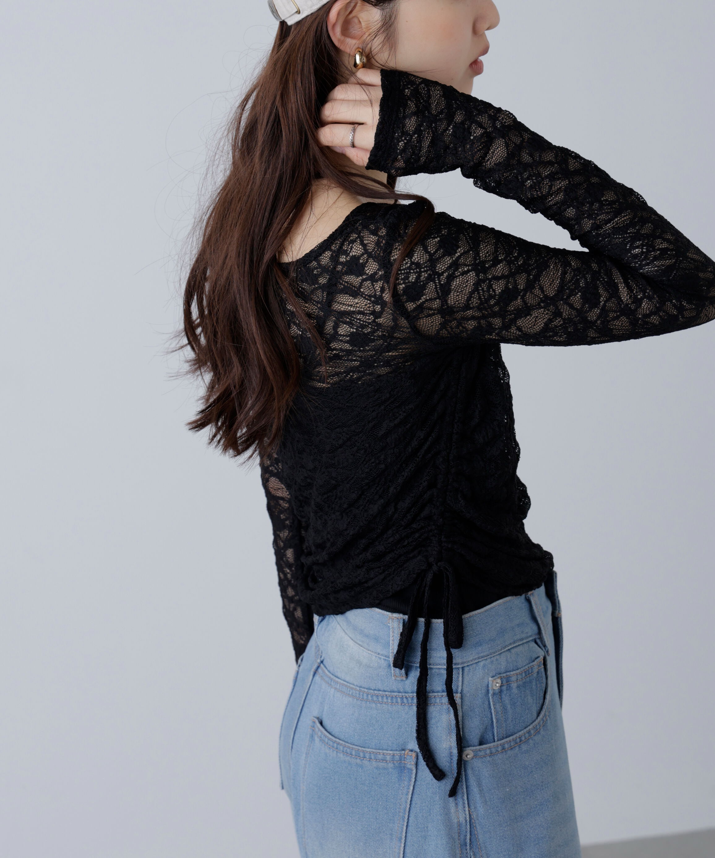  「サイドドロストレースカットソー」|Tシャツ・カットソー|