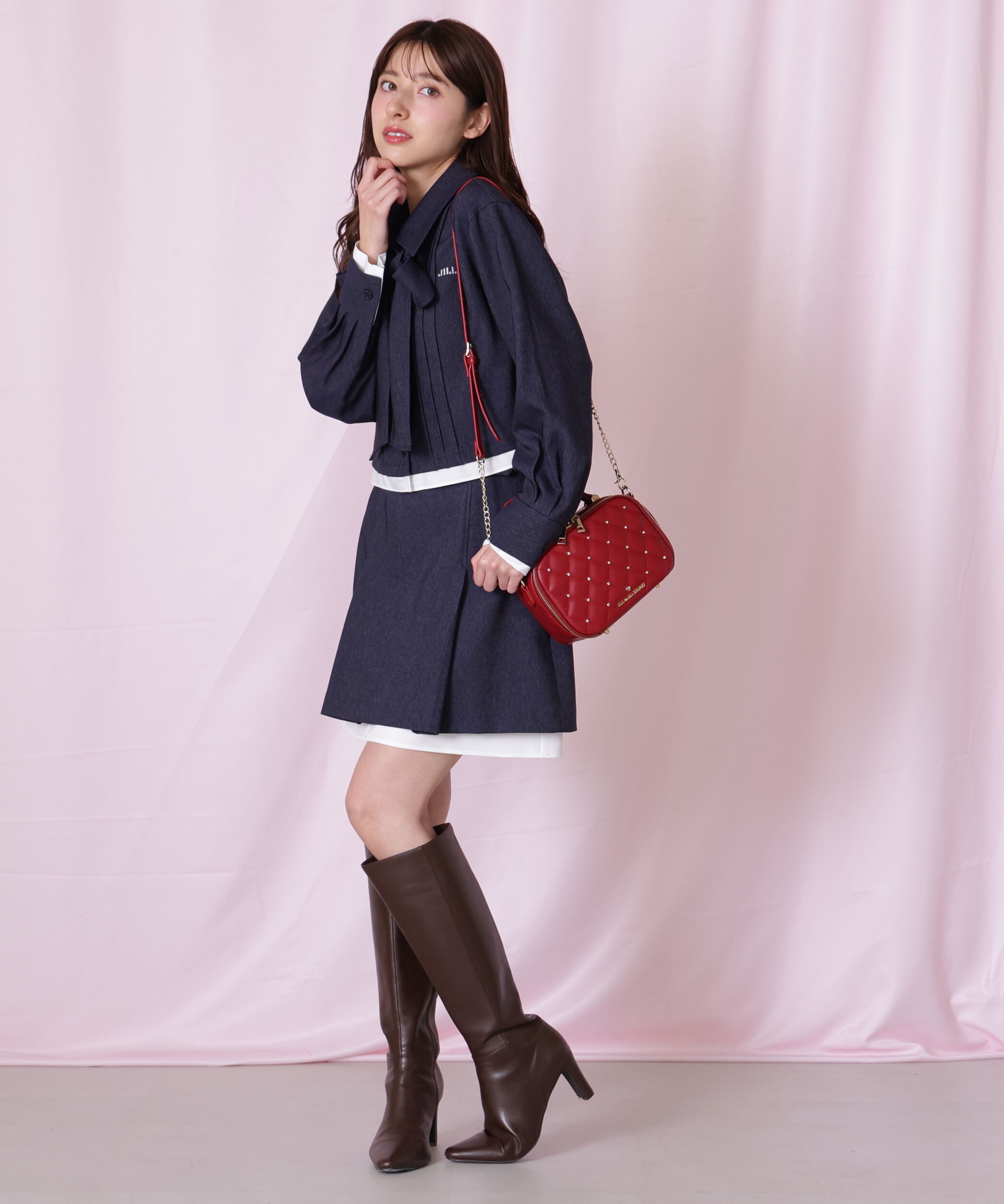  「＜セットアップ対応＞ベーシックツイルスカート」|スカート|