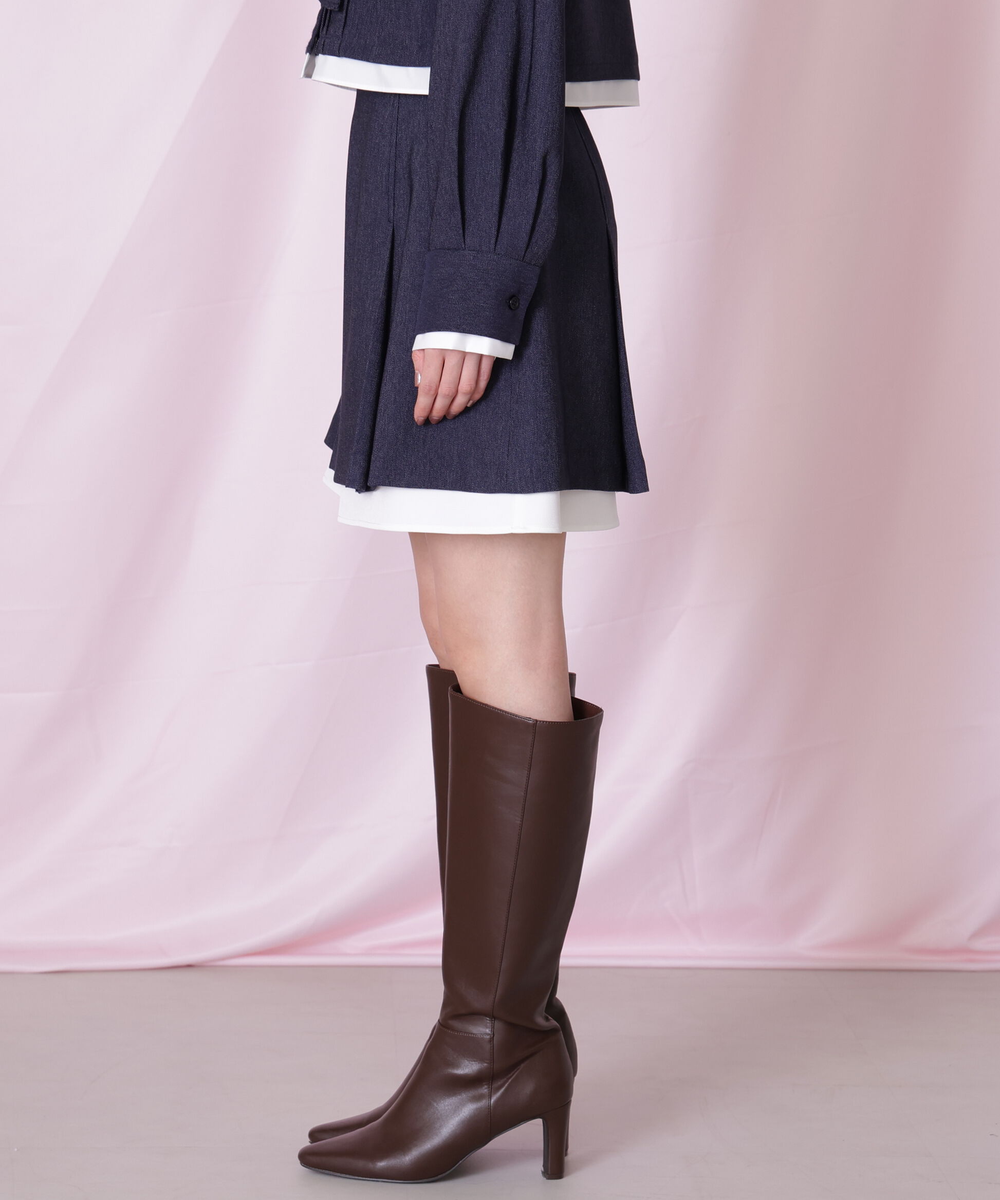  「＜セットアップ対応＞ベーシックツイルスカート」|スカート|