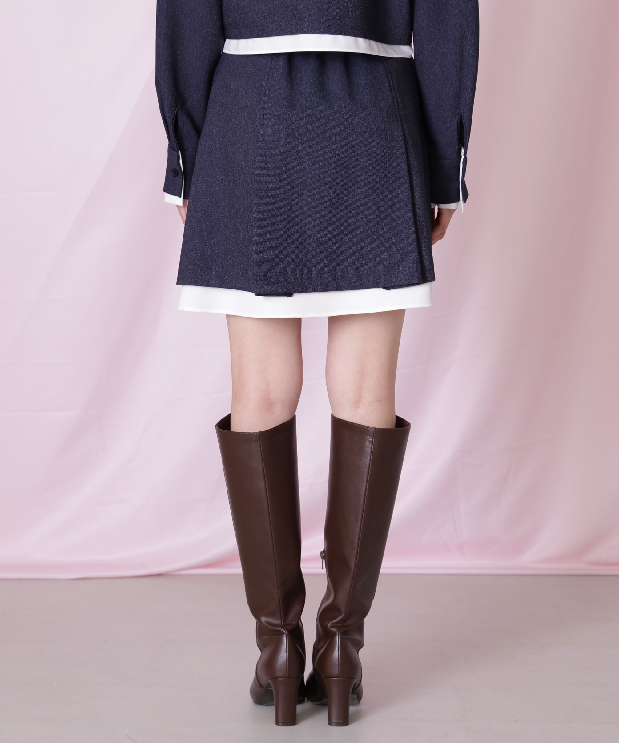  「＜セットアップ対応＞ベーシックツイルスカート」|スカート|