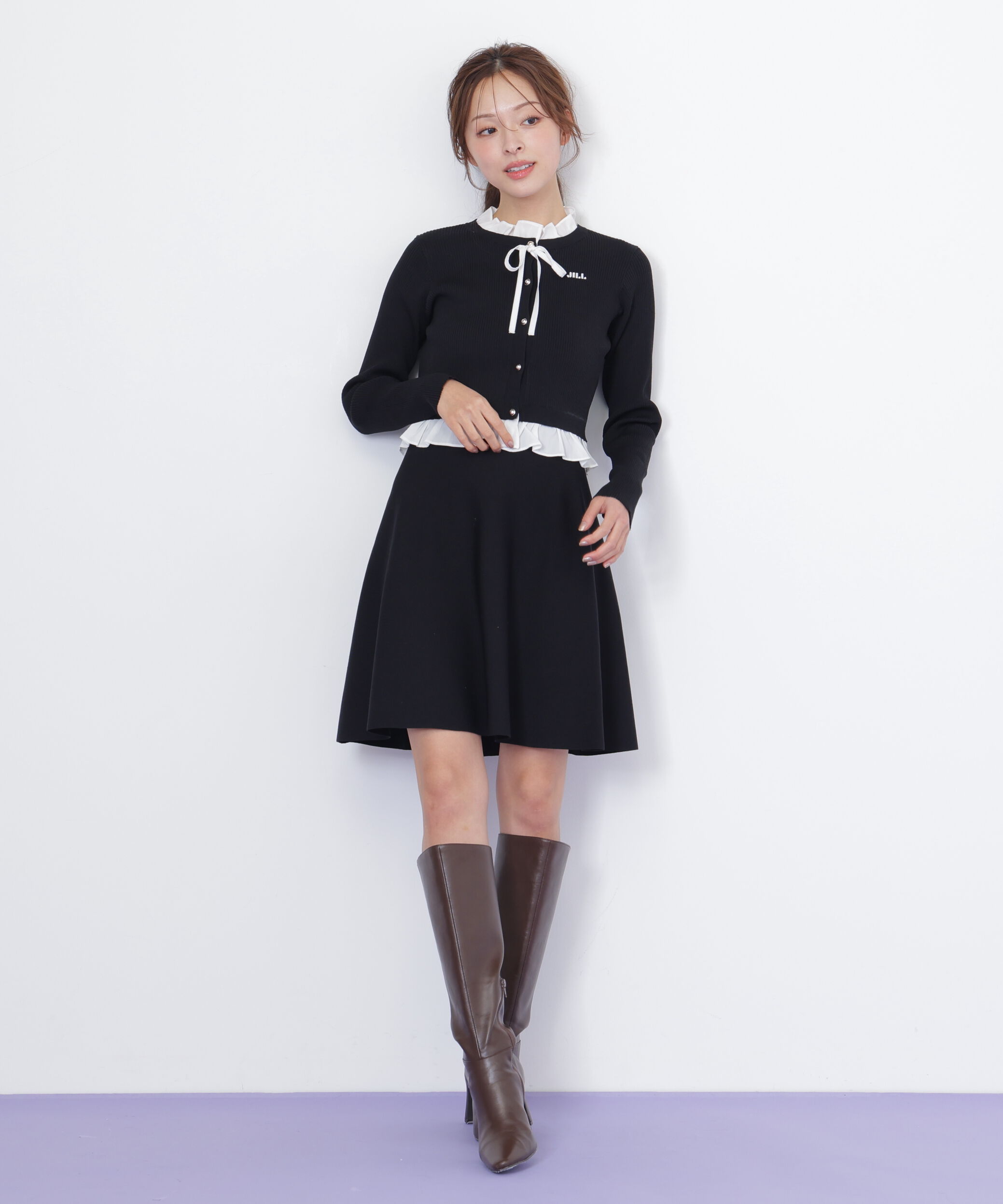  「レイヤードミニニットアップ」|ワンピース|