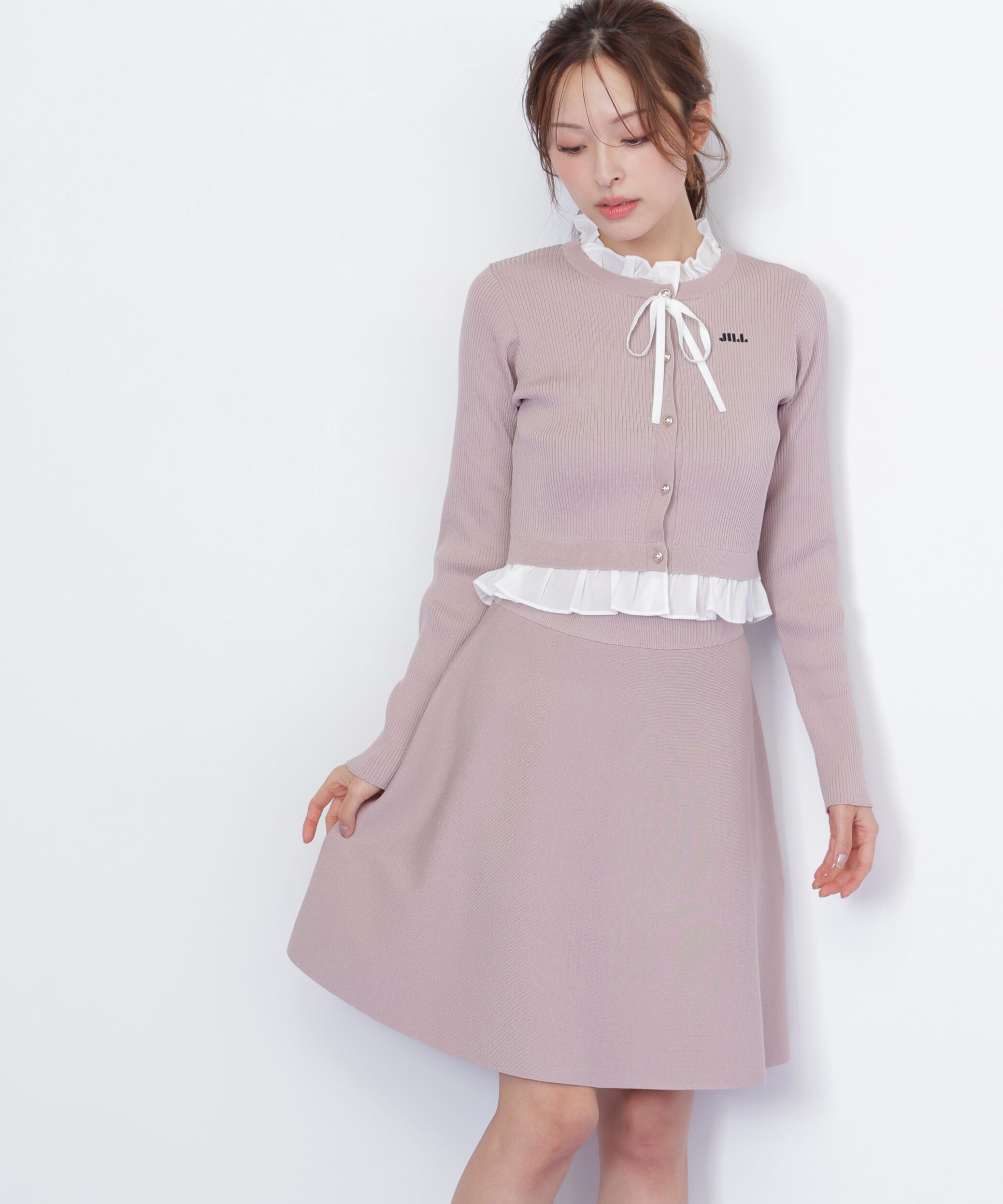  「レイヤードミニニットアップ」|ワンピース|