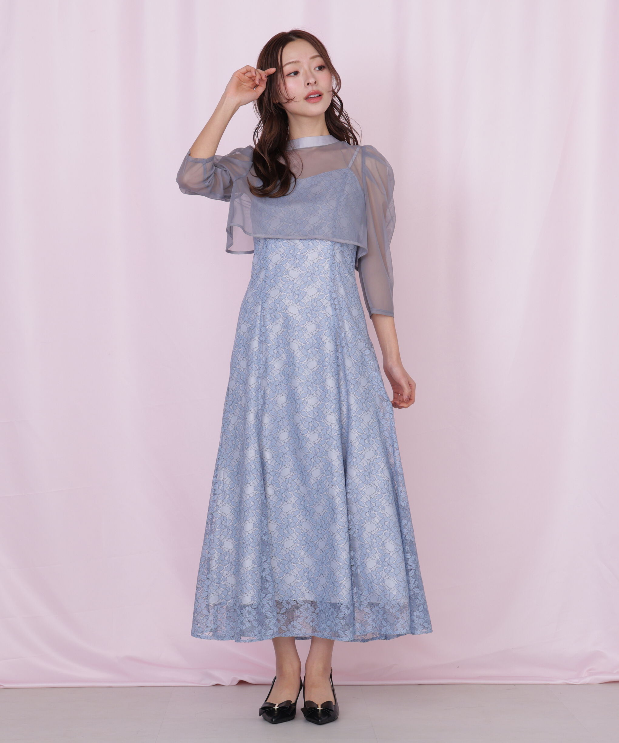  「レイヤードレースキャミワンピース」|ワンピース|