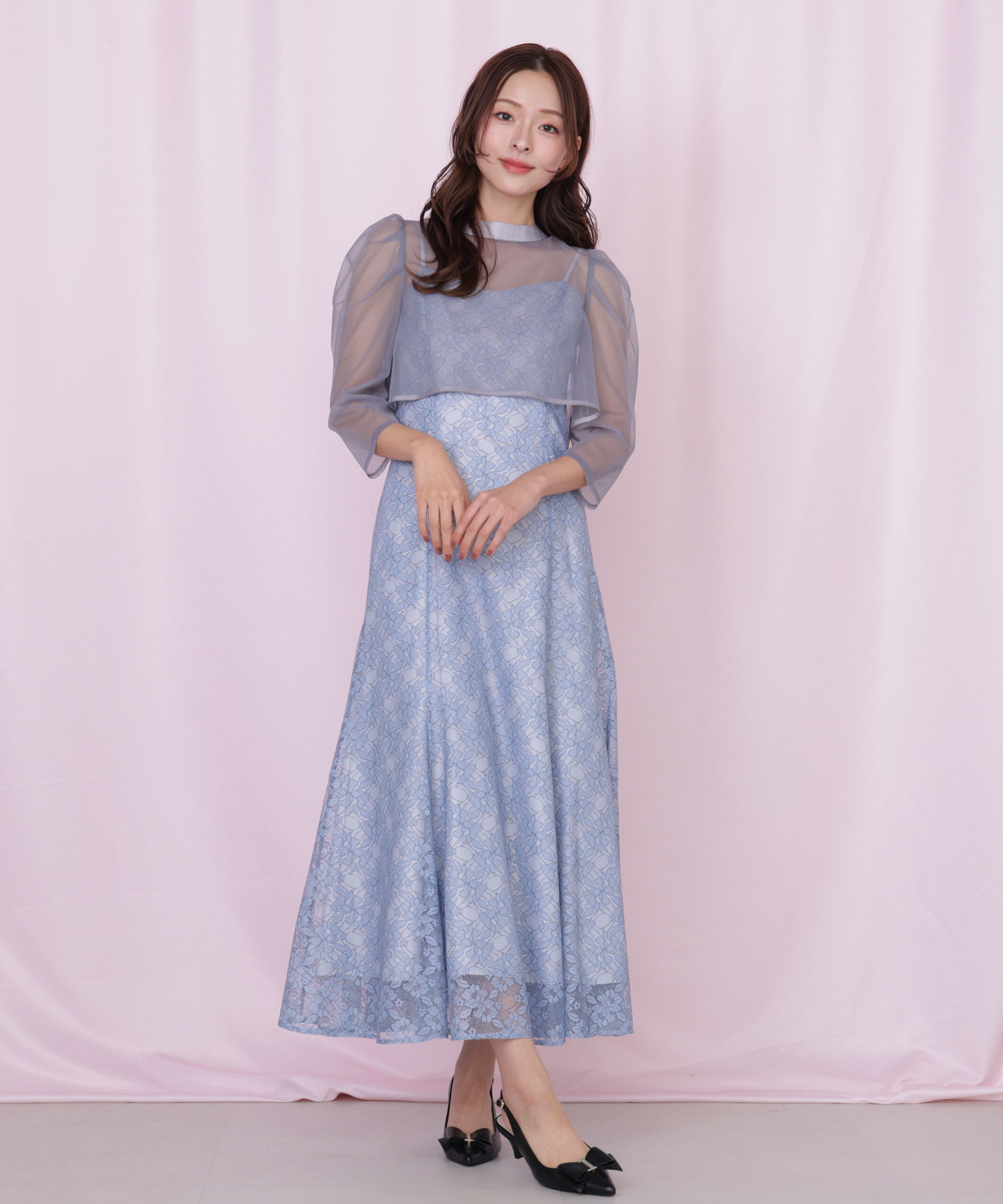  「レイヤードレースキャミワンピース」|ワンピース|