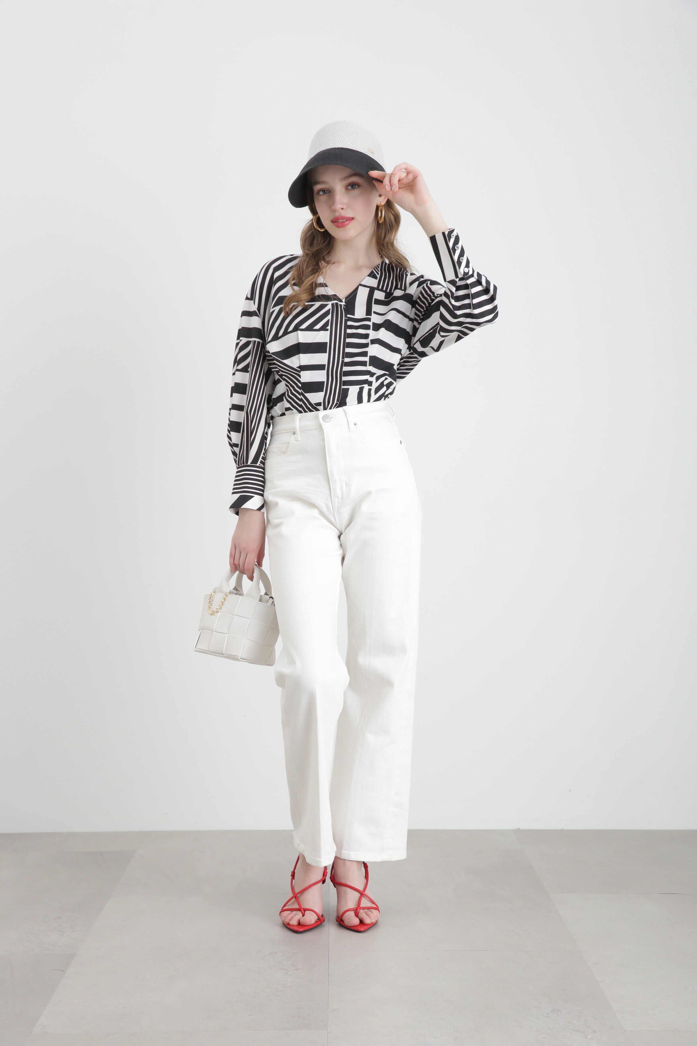  「◆バイカラーラフィアハット」|その他|